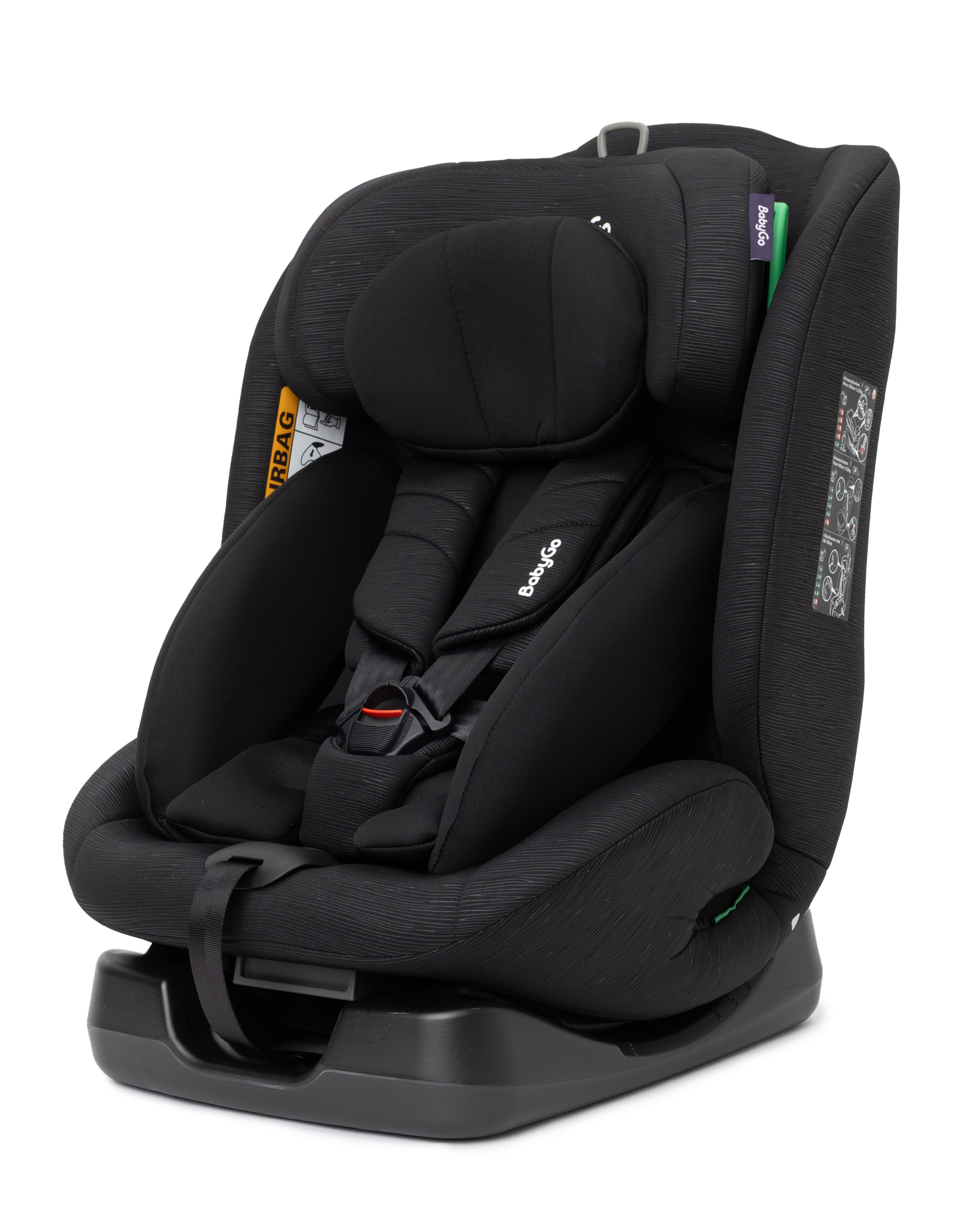 Автокресло BabyGo 4-Stage 0+/1/2/3 (0-36 кг) черный - фото 2