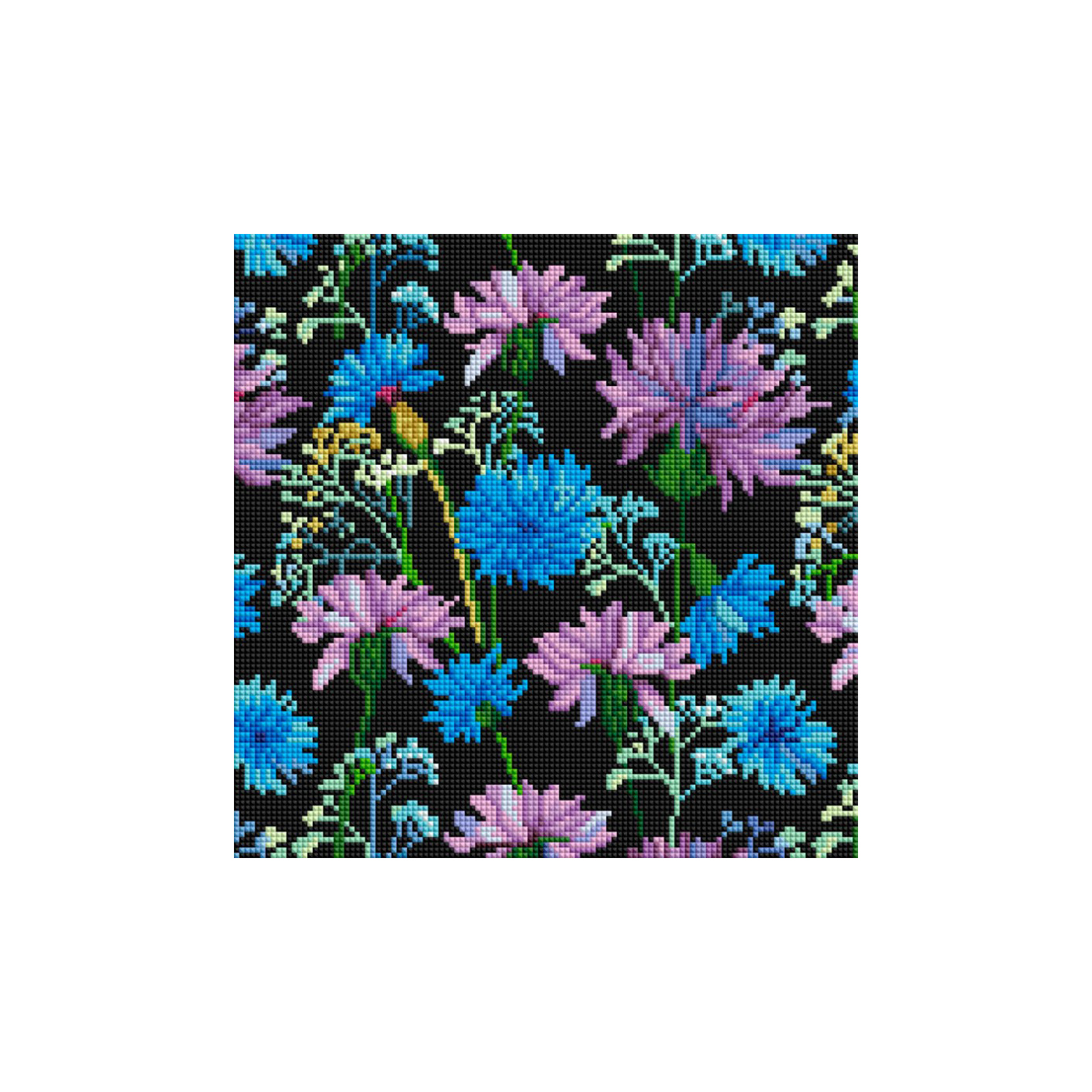 Алмазная мозаика Белоснежка Васильковый луг - фото 1