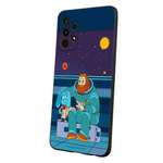 Силиконовый чехол Mcover для смартфона Samsung A32 Союзмультфильм Ушан и Филидор Зелёный