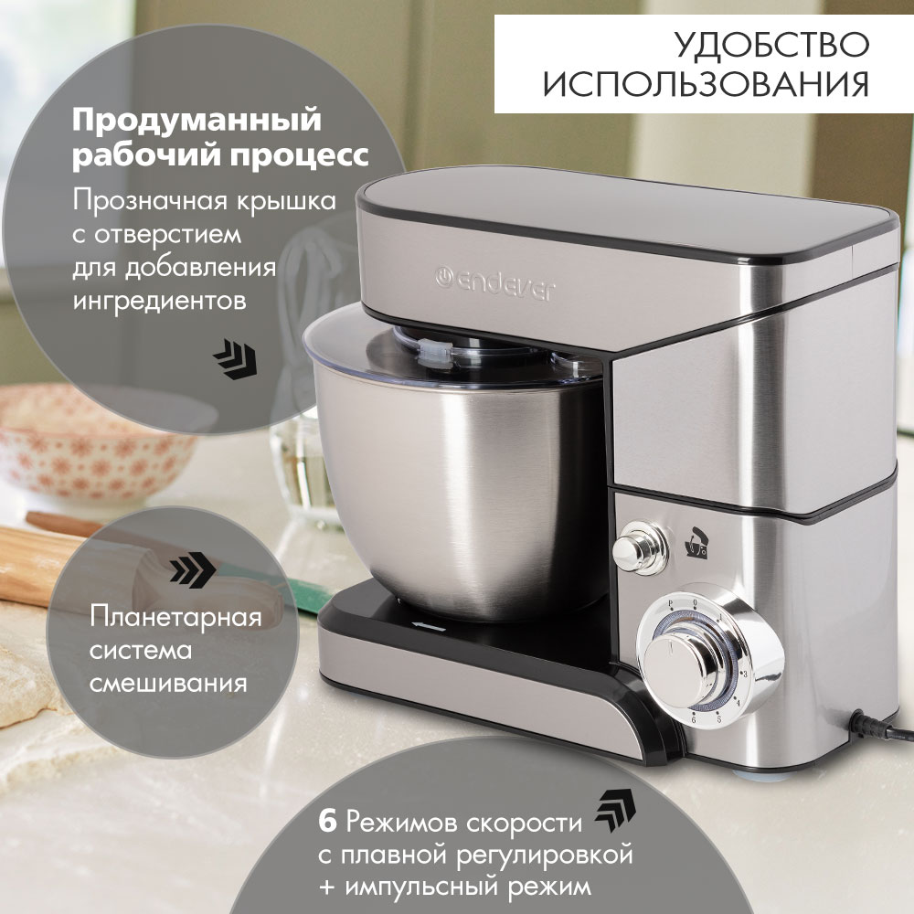 Миксер планетарный ENDEVER SIGMA-17 - фото 4