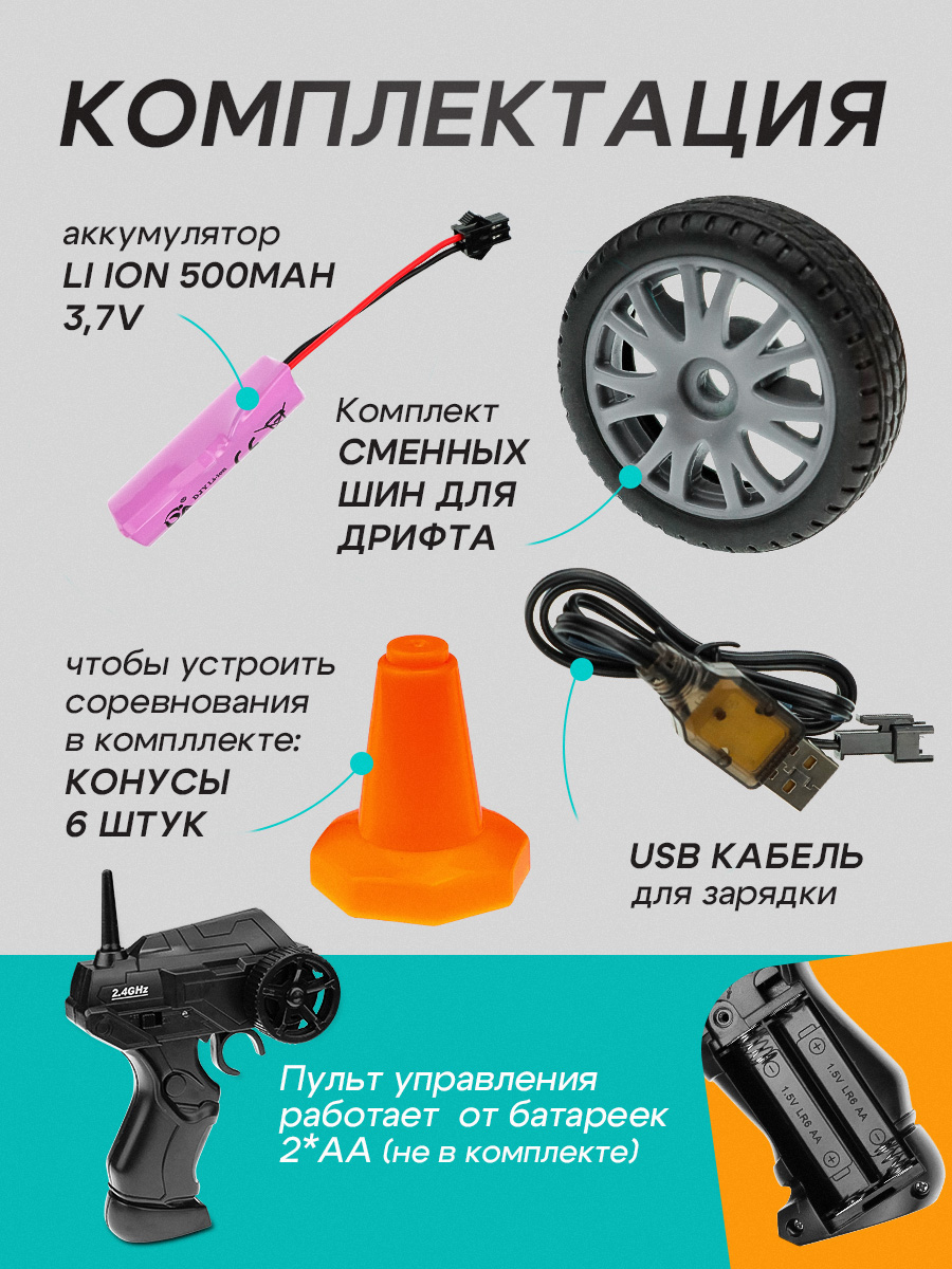 Автомобиль РУ Рыжий кот - фото 4