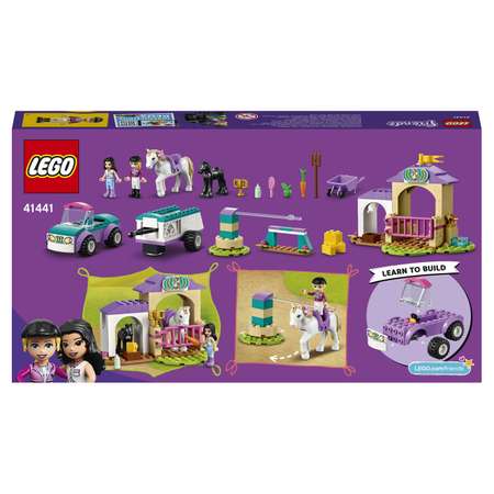 Конструктор LEGO Friends Тренировка лошади и прицеп блочный