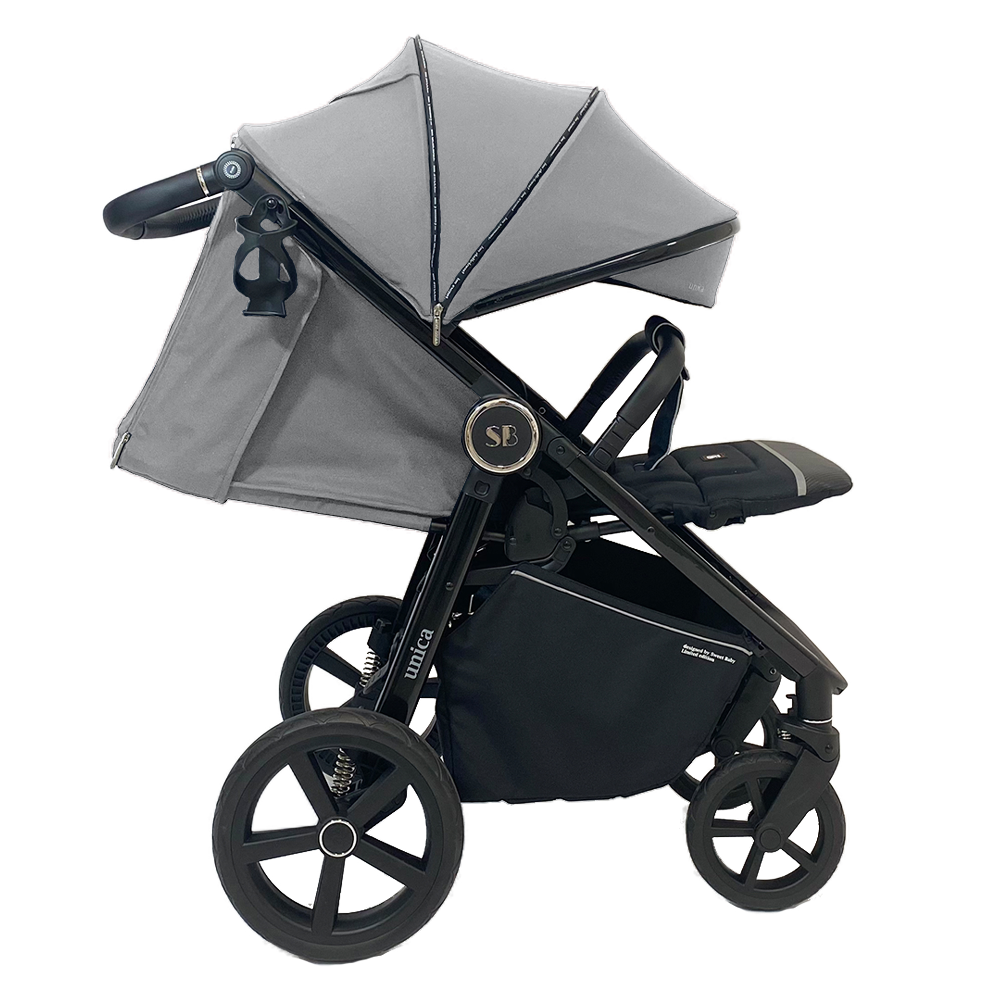 Коляска прогулочная Sweet Baby Unica Grey серый - фото 23