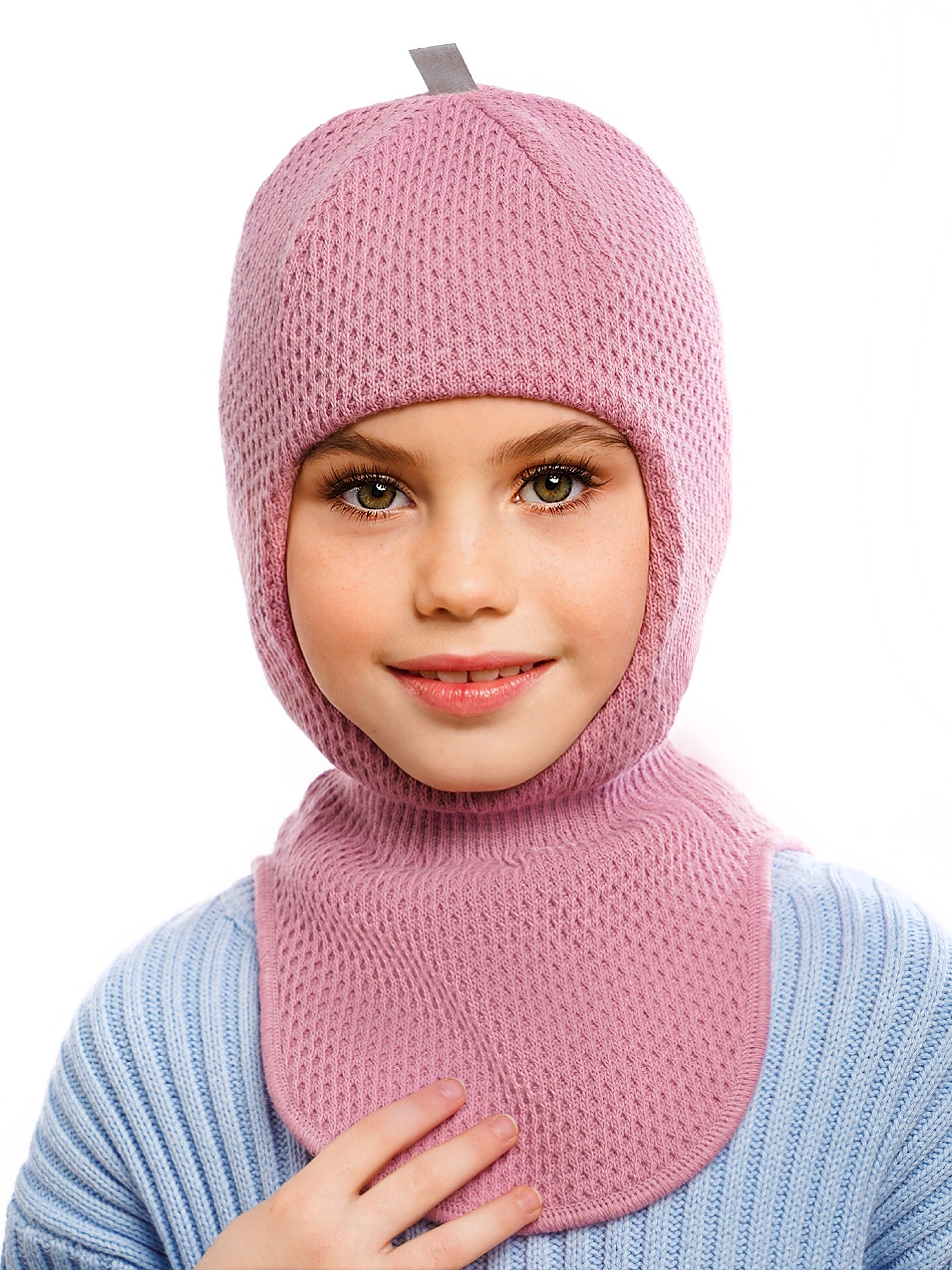 Шапка-шлем ПриКиндер U-Sp24520 Пудра - фото 11