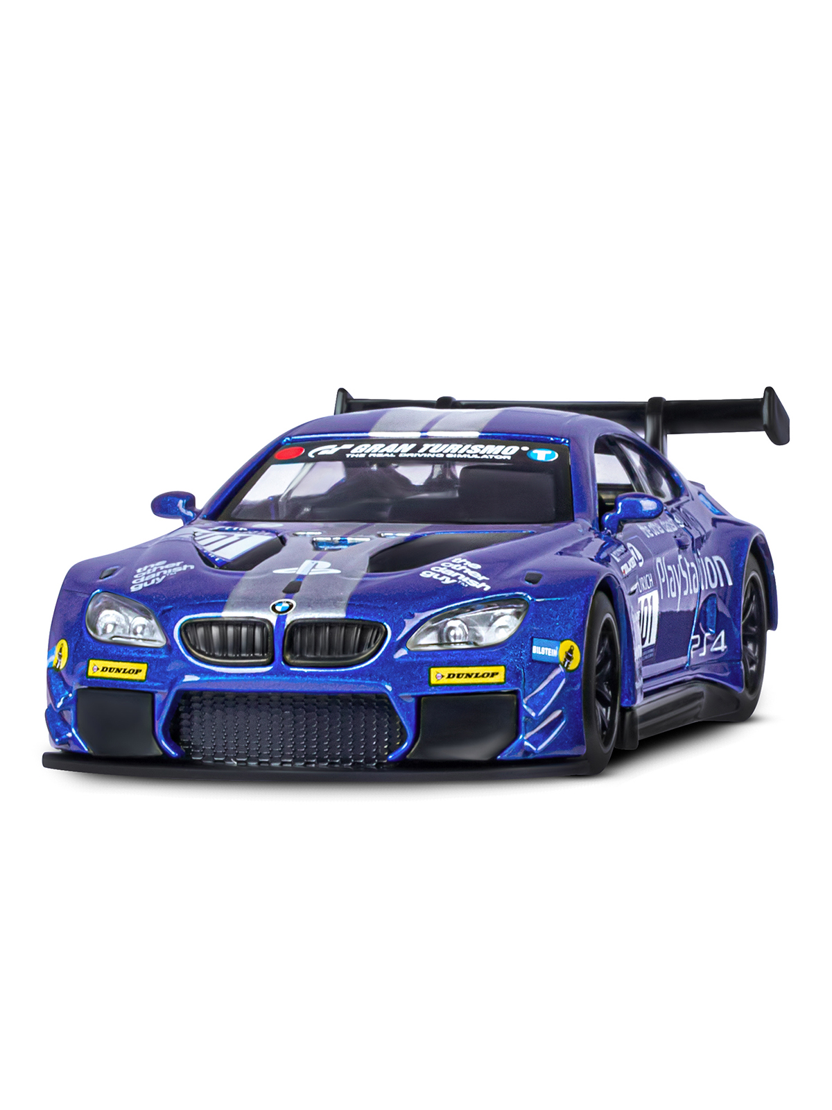 Автомобиль АВТОпанорама BMW M6 1:44 синий JB1251212 - фото 10