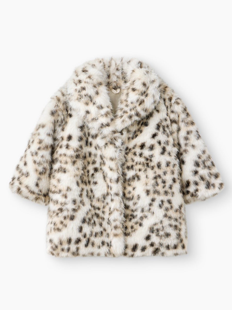Шуба Happy Baby 89179-1_white(leopard) - фото 1