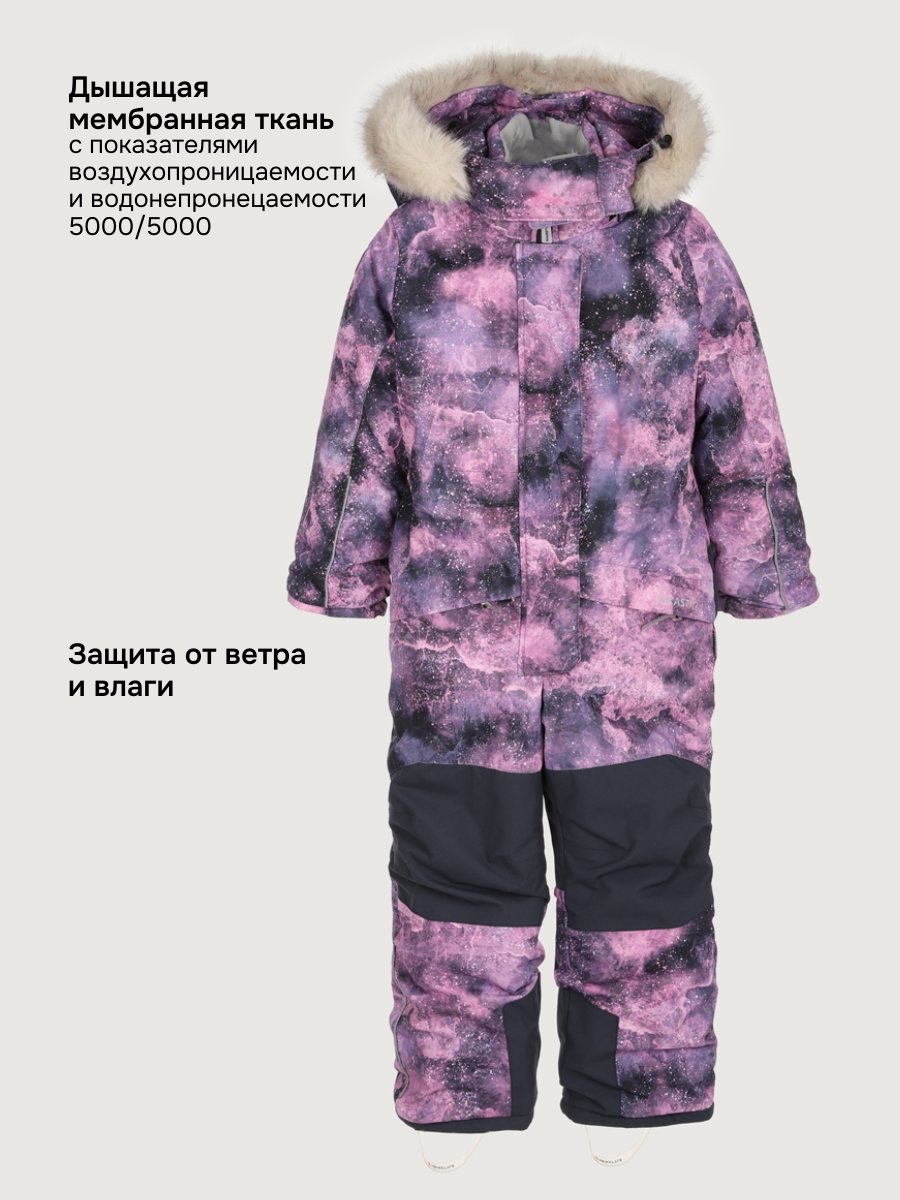 Комбинезон NIKASTYLE 8з3425 сухая роза/графит - фото 3