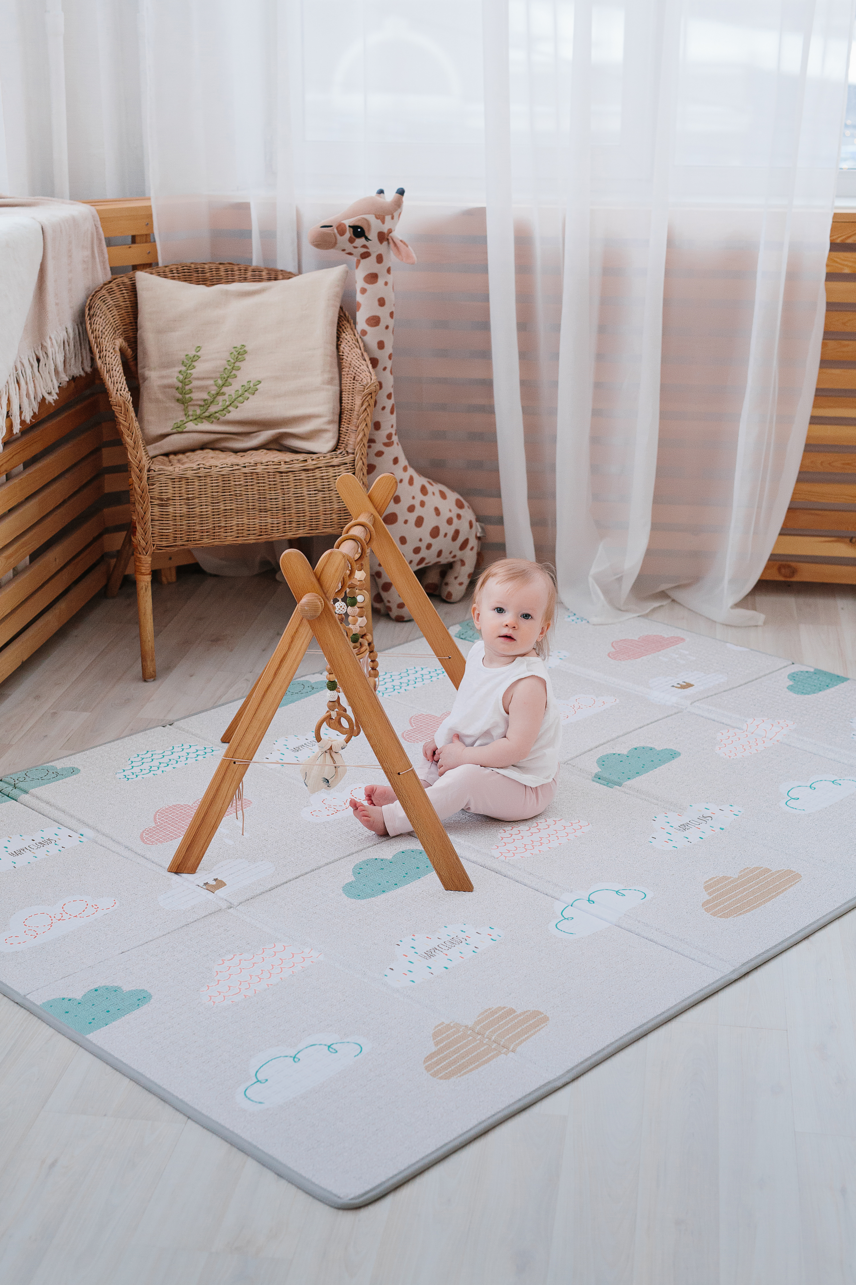 Детский складной коврик Parklon Облачка 140 x 200 см - фото 19