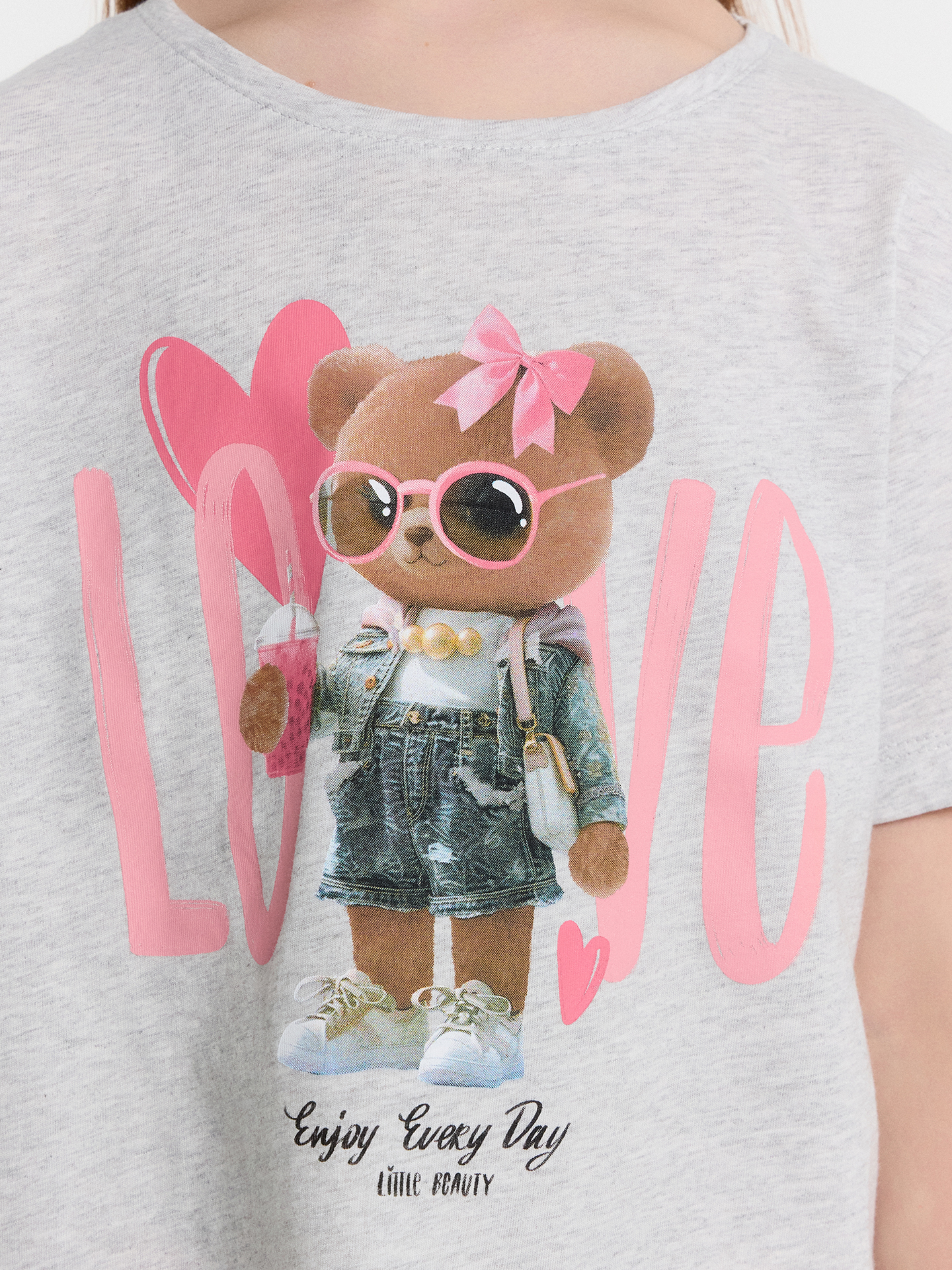 Пижама Mark Formelle (Марк Формэль) 567727/серый меланж 4306-А +бантики на белом - фото 5