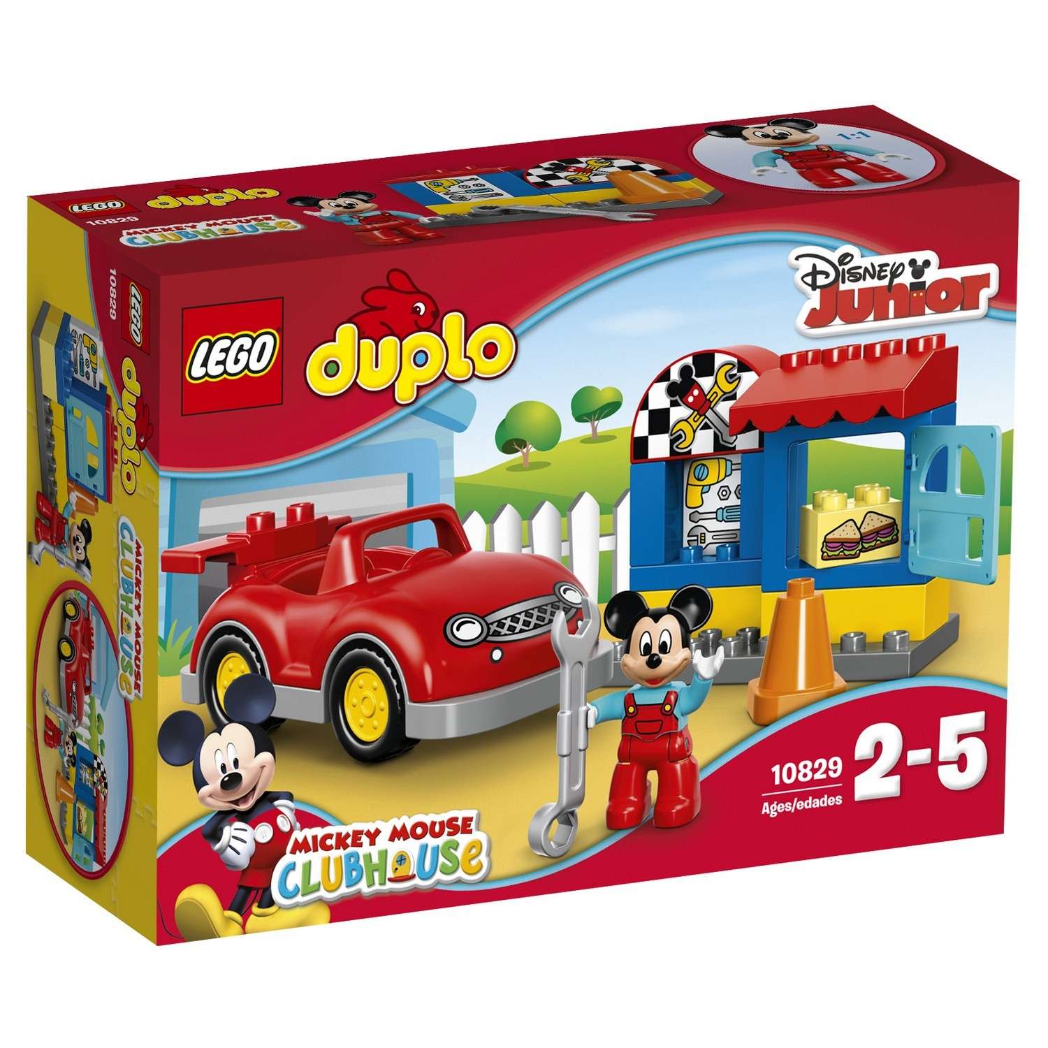 Конструктор LEGO DUPLO Мастерская Микки блочный - фото 2