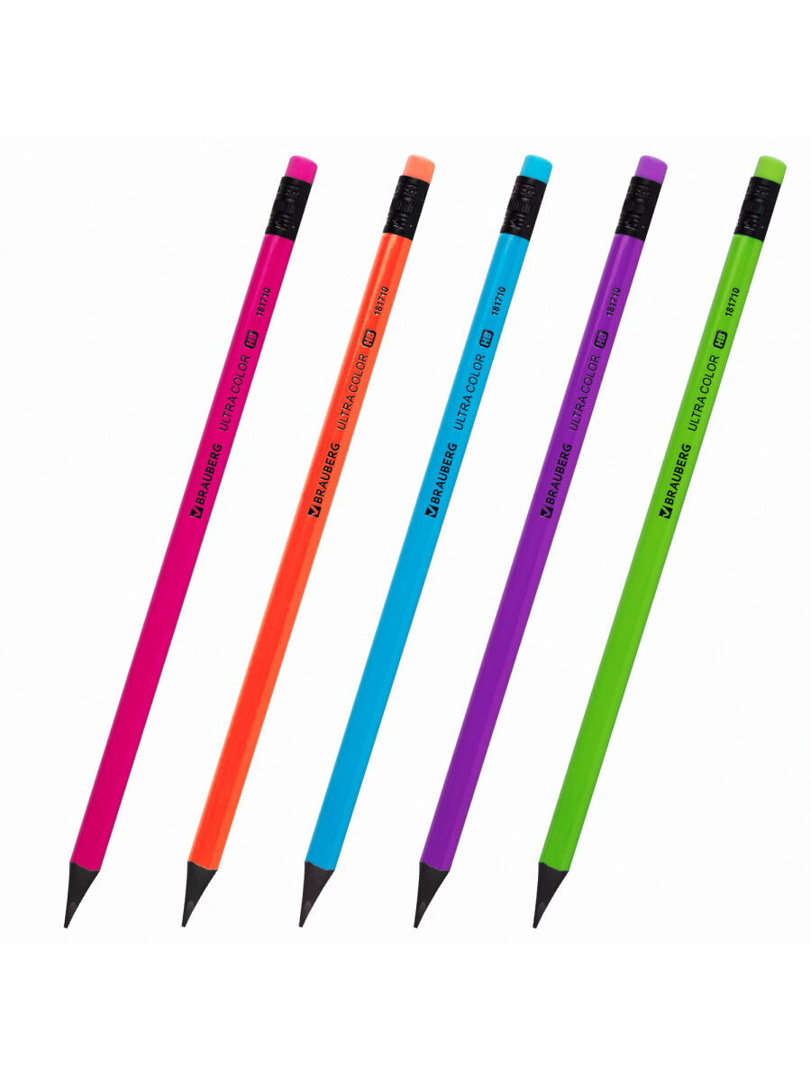 Карандаши чернографитные Brauberg 12 шт. - фото 7