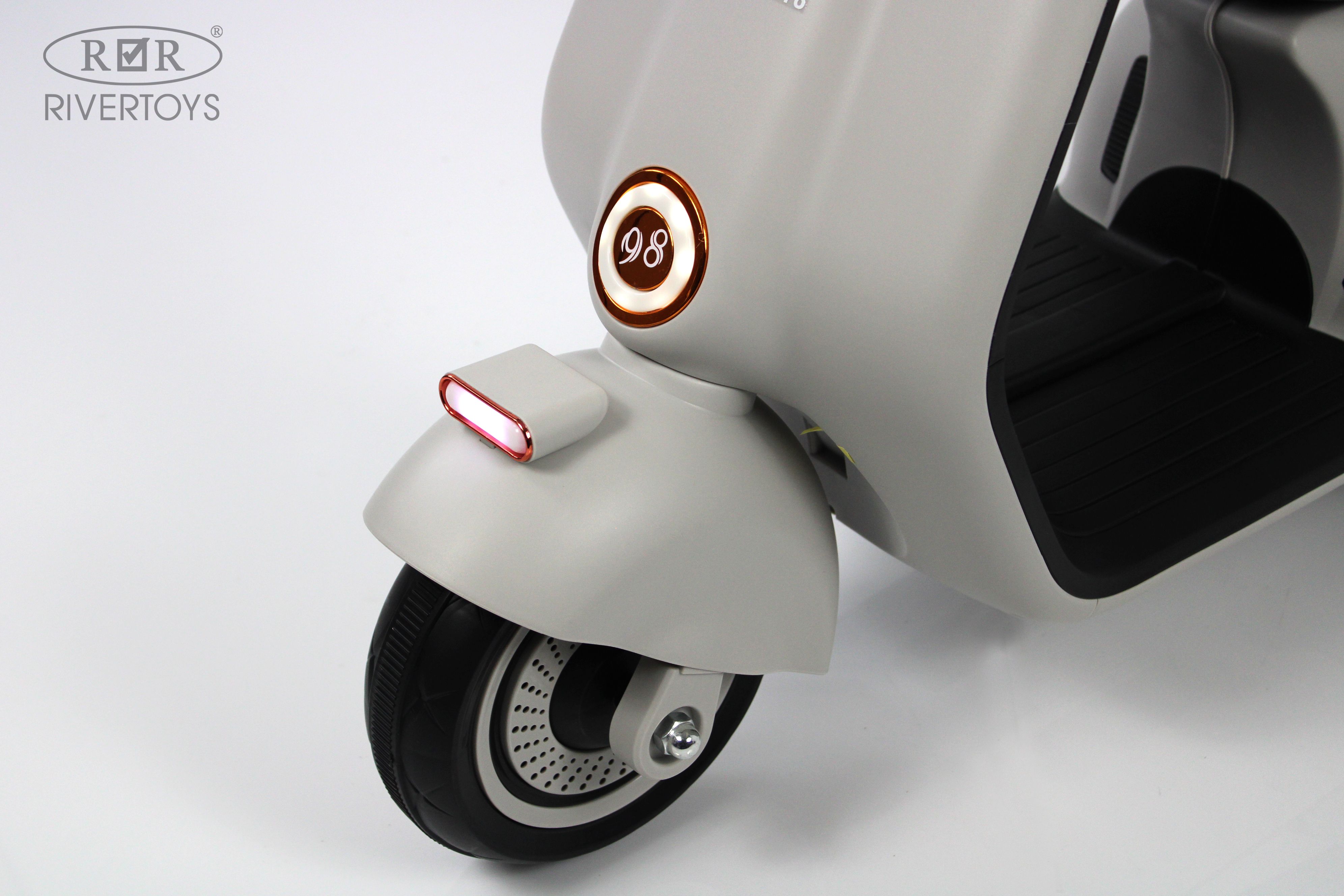 Электромобиль RIVERTOYS K444PX-GRAY - фото 13