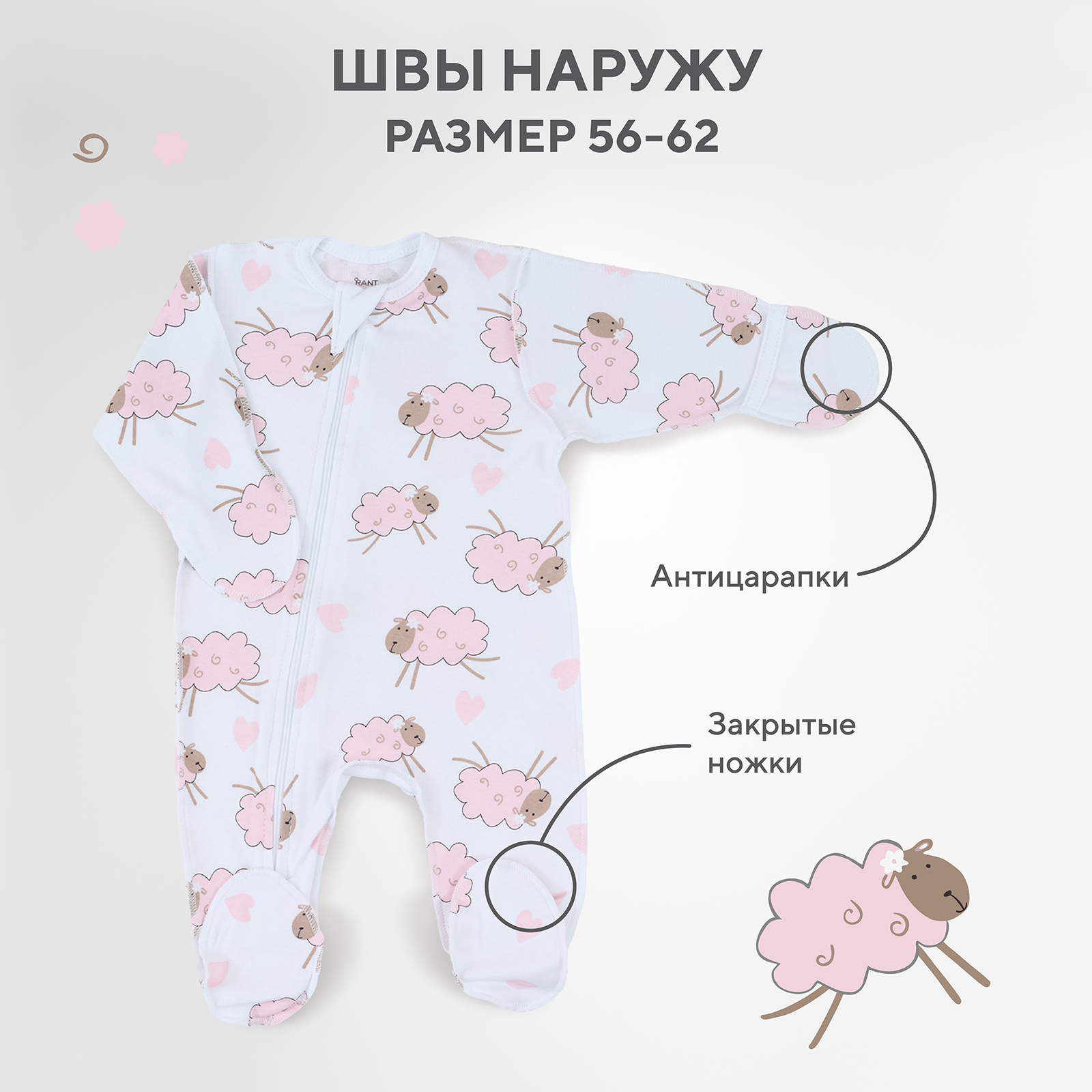 Комбинезон 3 шт Rant Basic 4670078651556 - фото 4