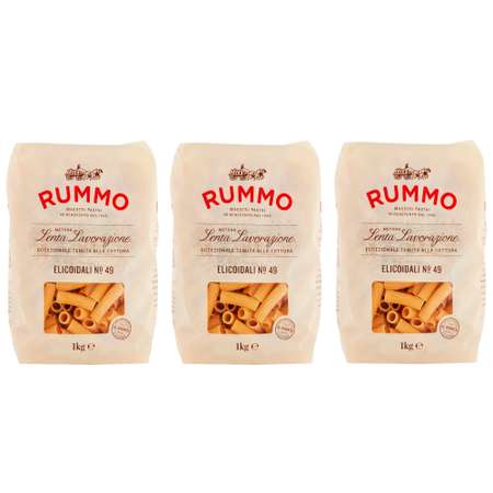 Макароны Rummo паста из твёрдых сортов пшеницы Особые Паккери 3х500 г