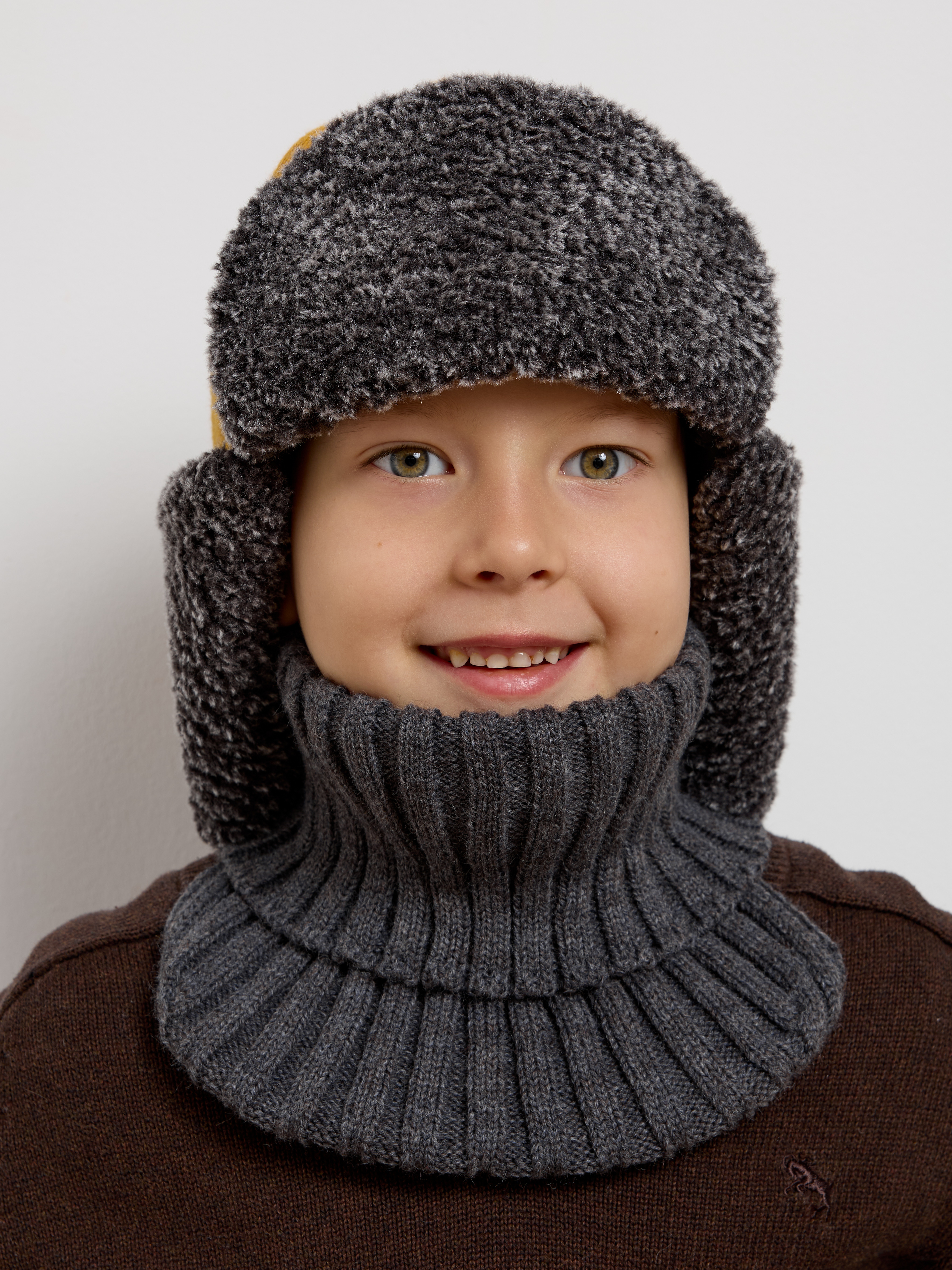 Шапка-ушанка Starkoff Kids Д500918 - фото 9