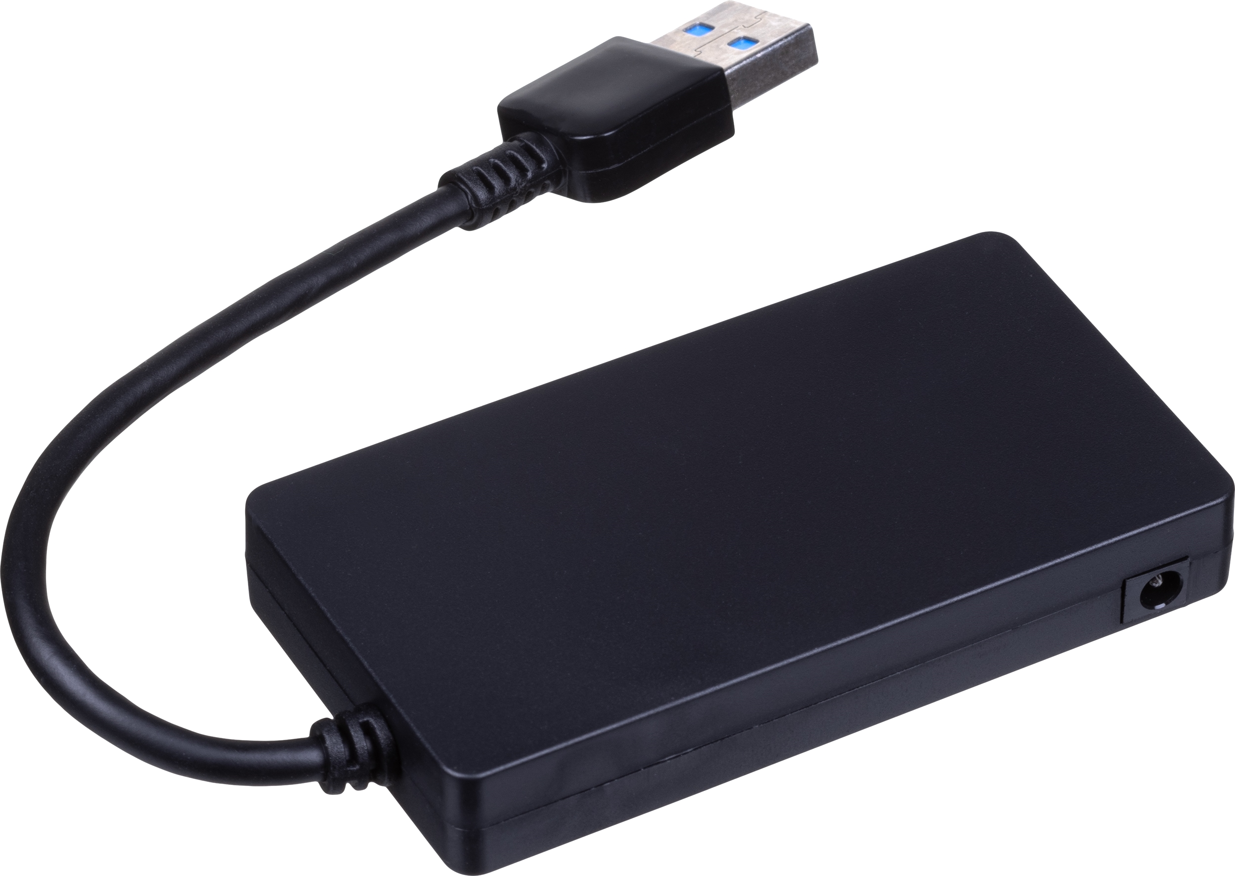 Разветвитель USB HS005 USB 3.0x4/черный - фото 12