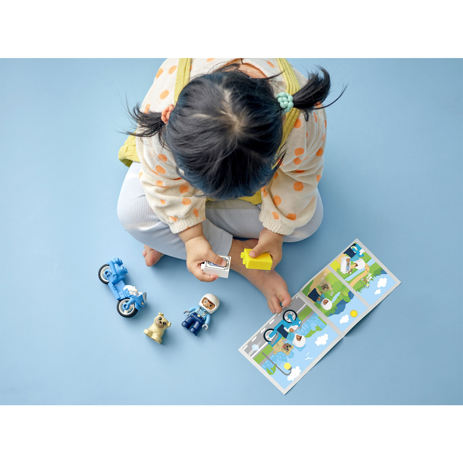 Конструктор LEGO DUPLO Полицейский мотоцикл - фото 10