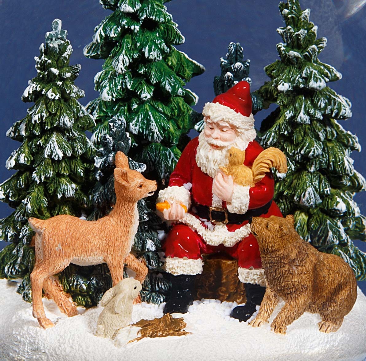 Стеклянный снежный шар Glassglobe Добрый Дедушка Мороз - фото 5