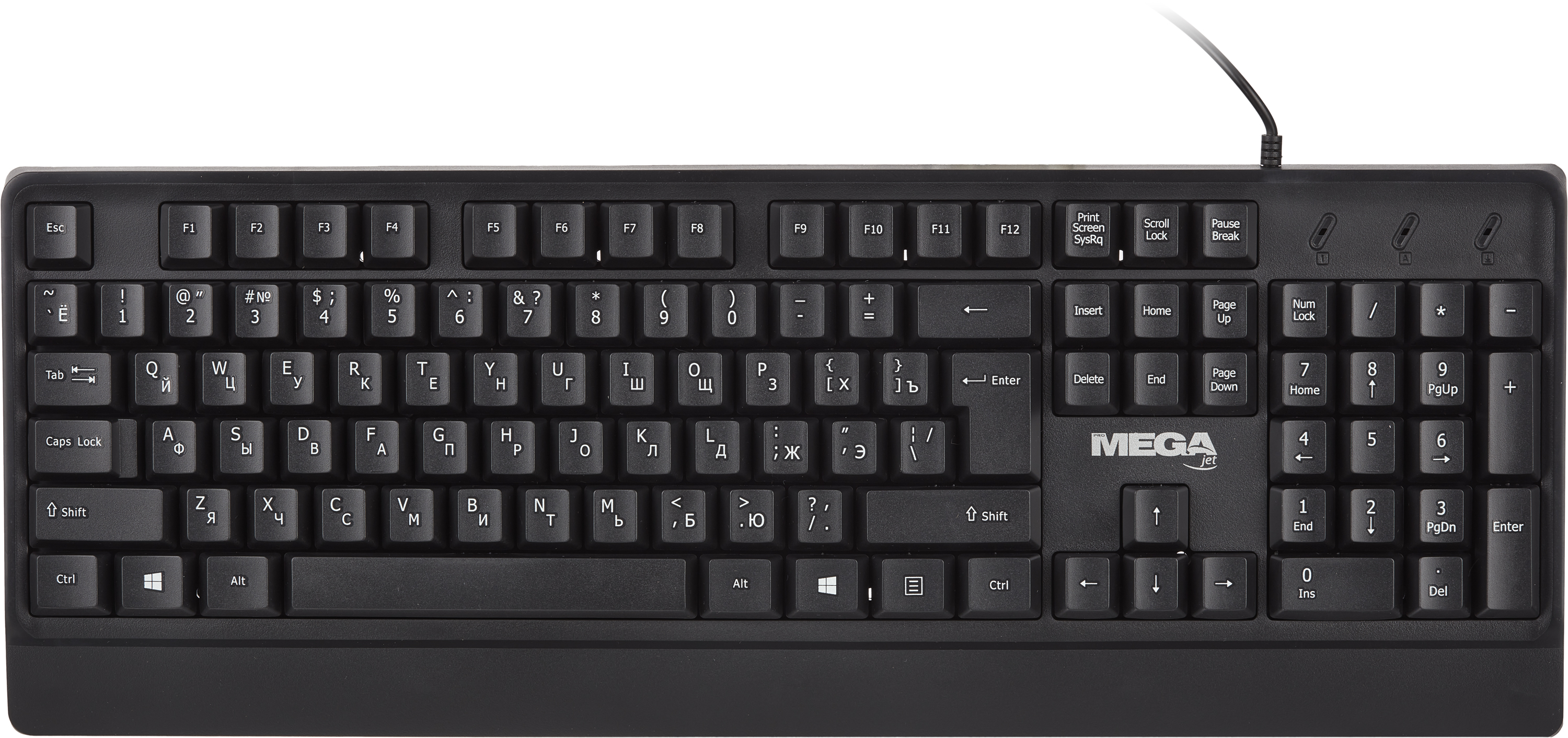 Клавиатура C-KB3031 черная, USB, 104кн BT-JKB-002/C-KB3031 - фото 10