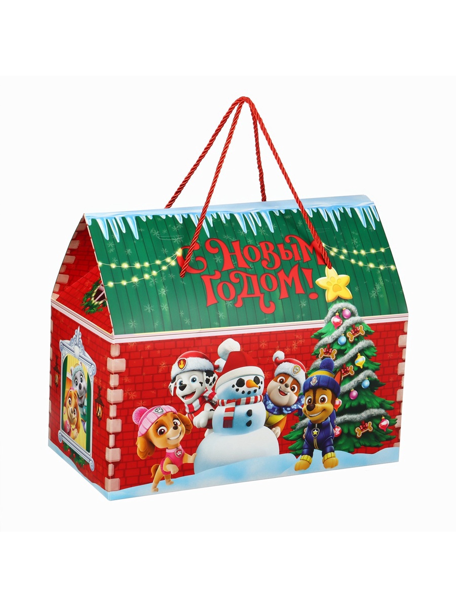 Пакет-коробка Дарите Счастье "С Новым годом", 37 х 33 х 20 см - фото 4
