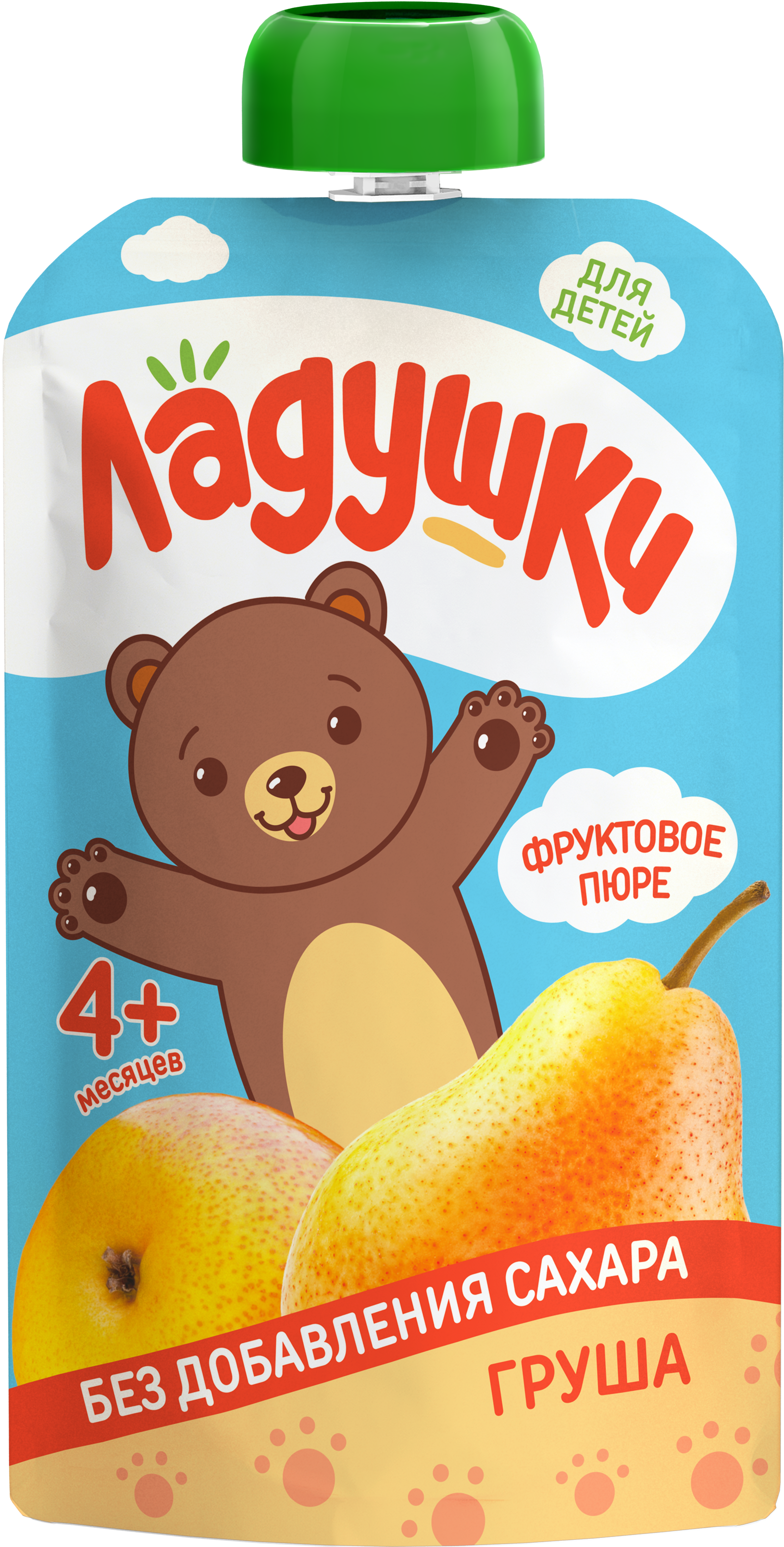 Пюре Ладушки Груша с 4 мес 85 г 12 упак. - фото 4