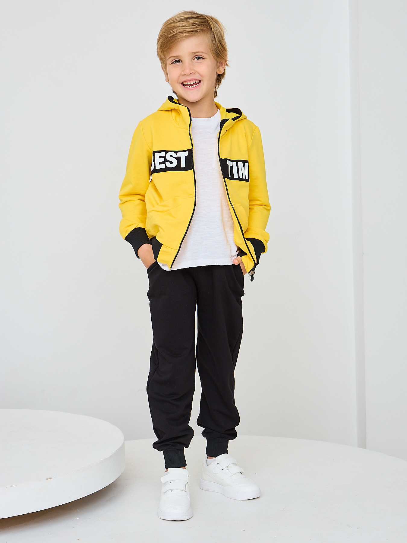 Костюм Mil Art kids 1902201528SUIT-SPORT-TITLE-YELLOW - фото 1