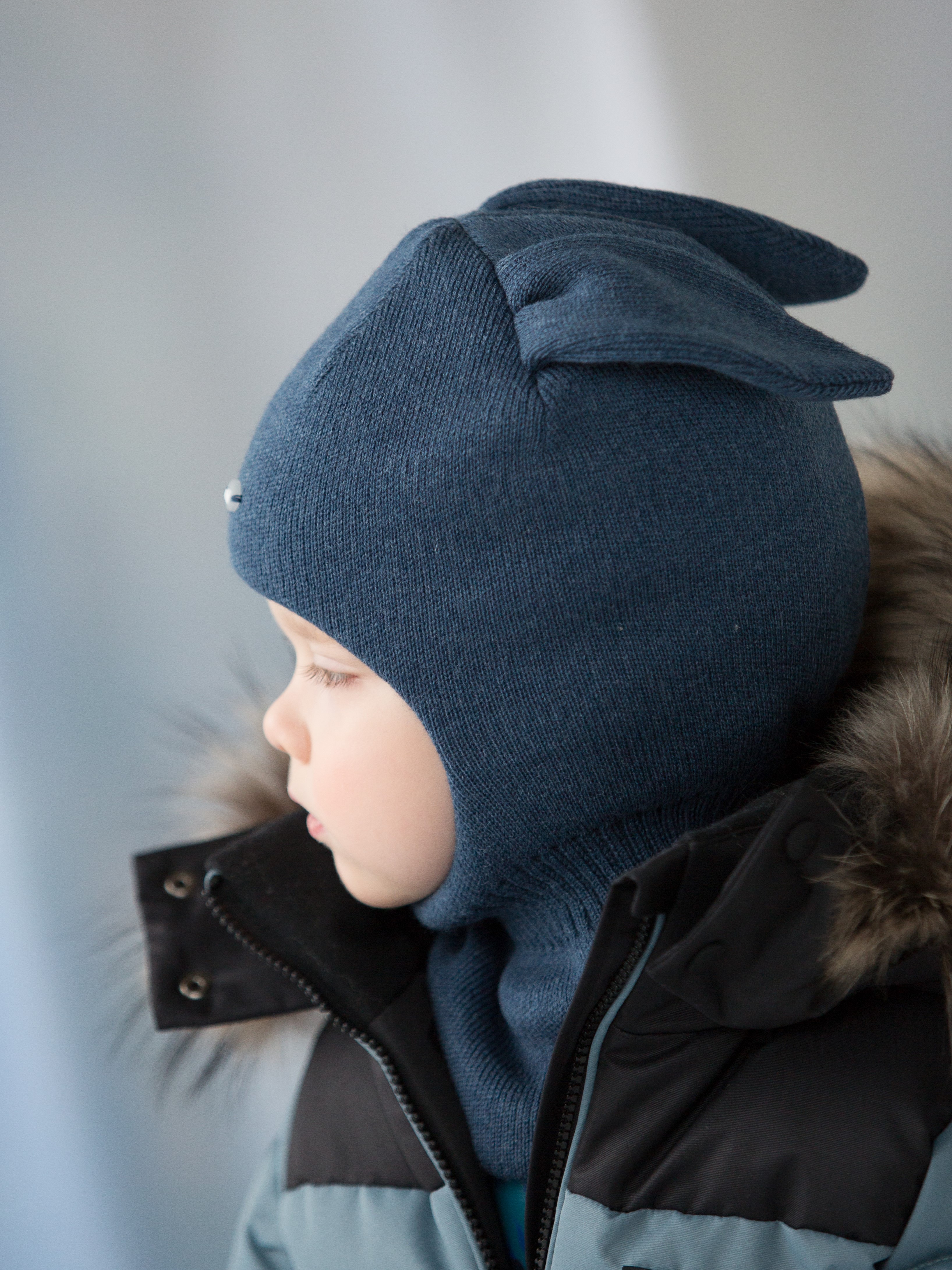 Шапка-шлем Artel 02012-42_т.Джинс - фото 2