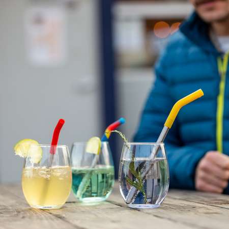 Трубочки для стаканов Klean Kanteen Straw 4 шт 8мм с ёршиком