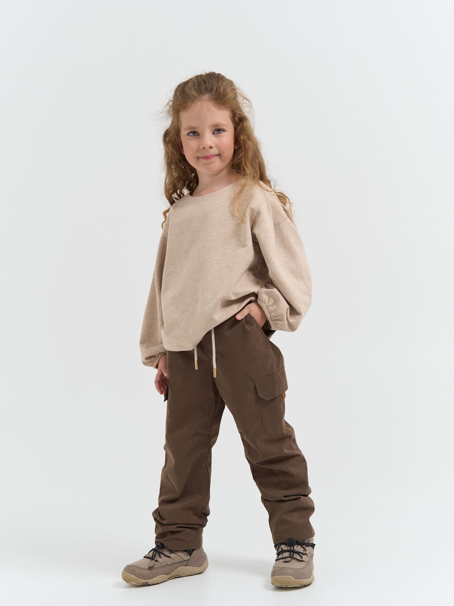 Брюки BUNGLY 1R7517/Кофе - фото 2