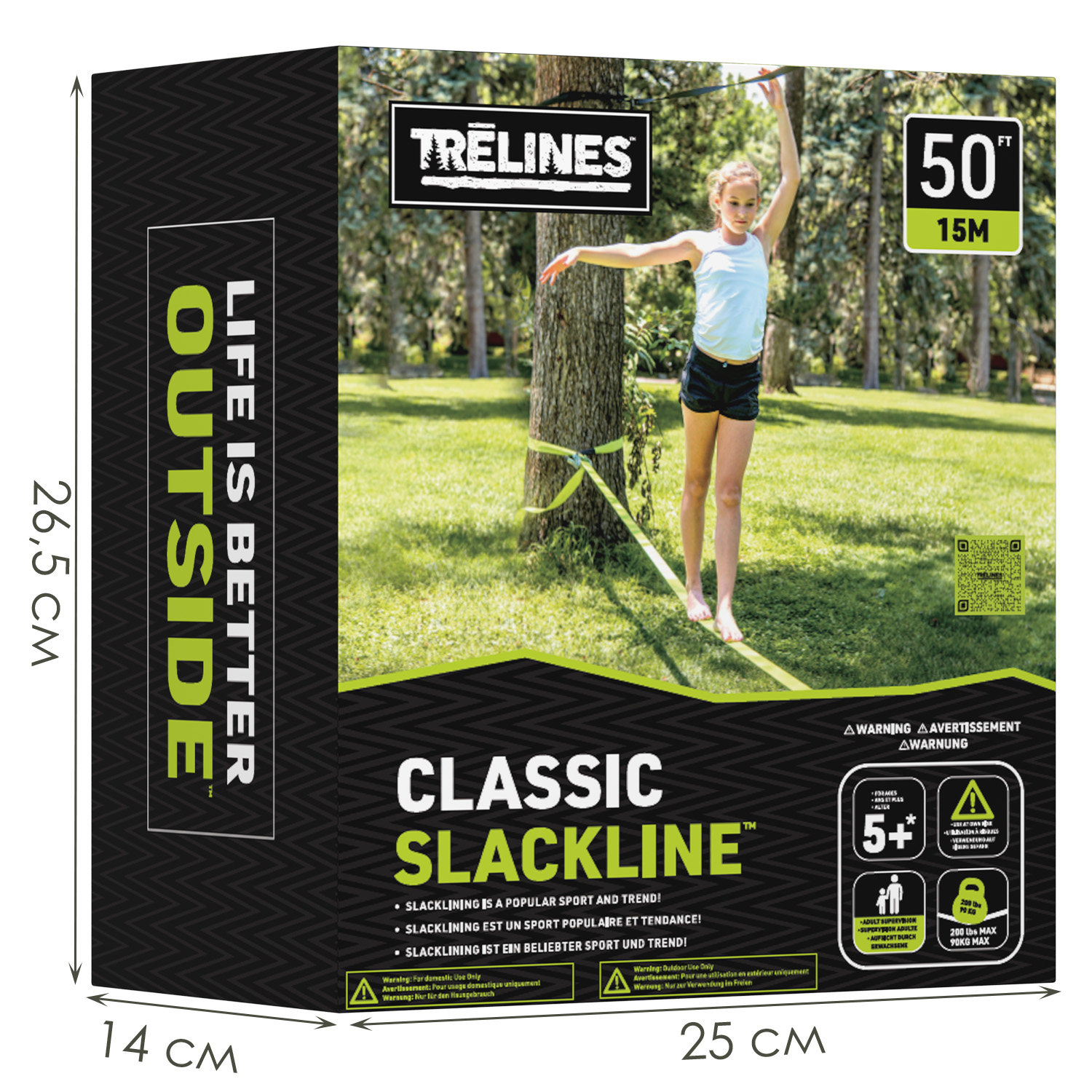 Активная игра Hape Лента Слаклайн 15 м - фото 2