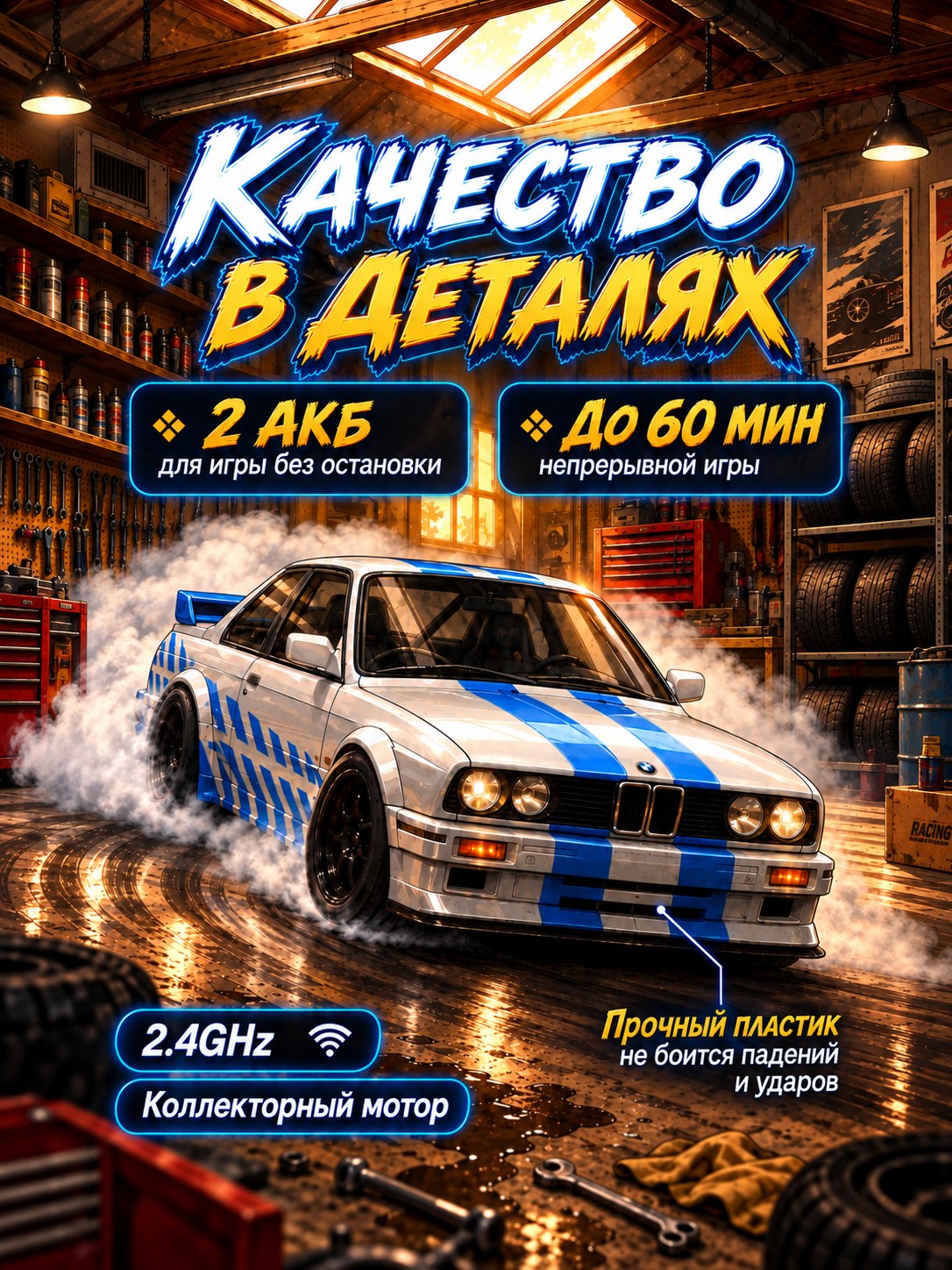 Автомобиль РУ NEEDCARS BMW 1:24 - фото 2
