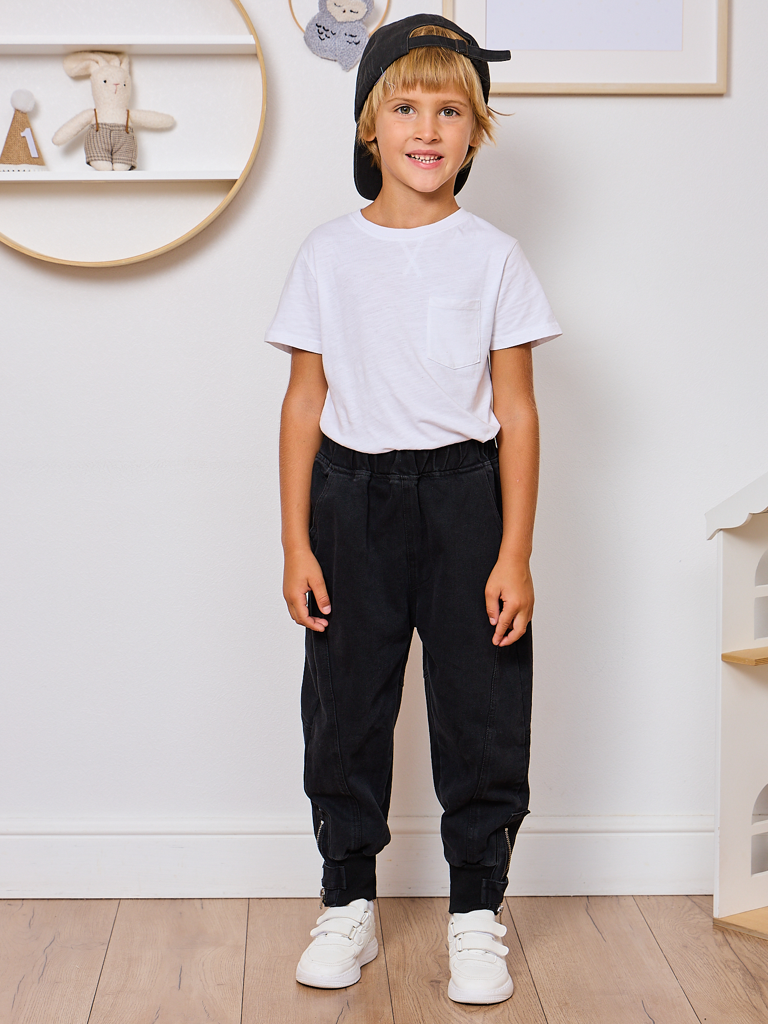 Джоггеры Artcher Jeans0014Джоггеры_черные - фото 1