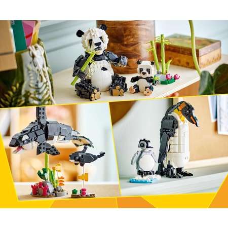 Конструктор LEGO Creator Семейство панд блочный