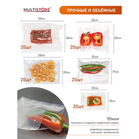 Набор пакетов для вакууматора Multistore KKKaasdDf43112