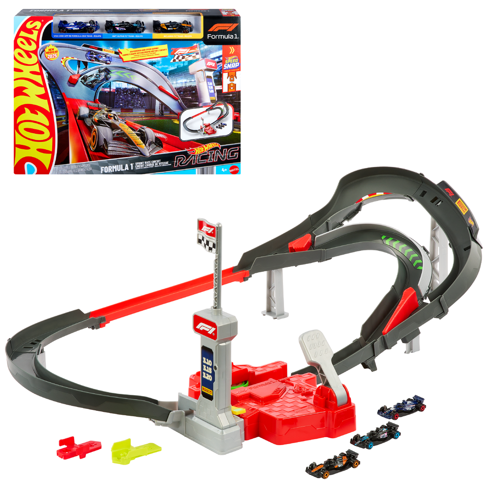 Трек Hot Wheels Гоночная трасса Формула 1 JDY15 - фото 1