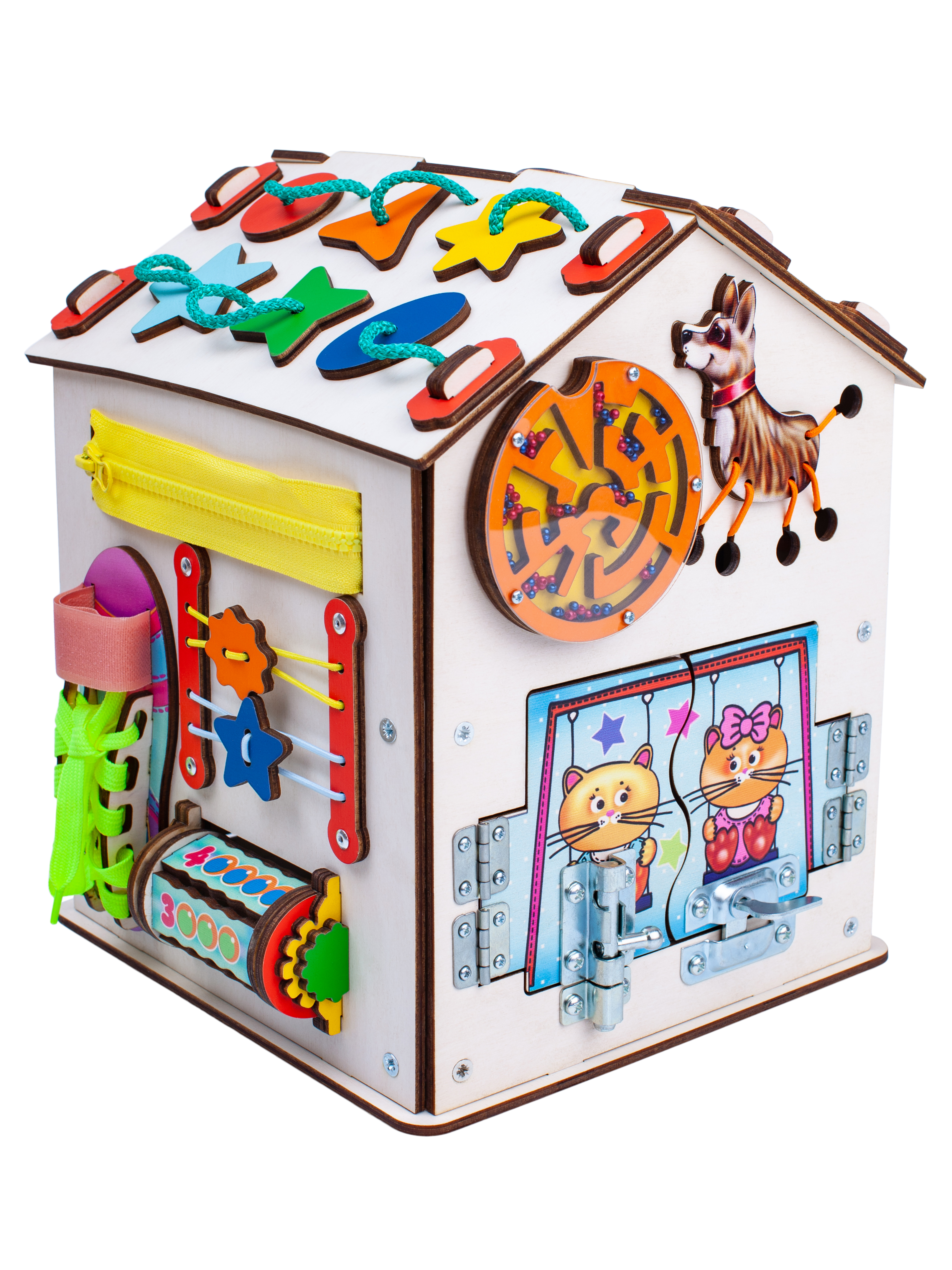 Игрушка Jolly Kids бизиборд Зверята - фото 4