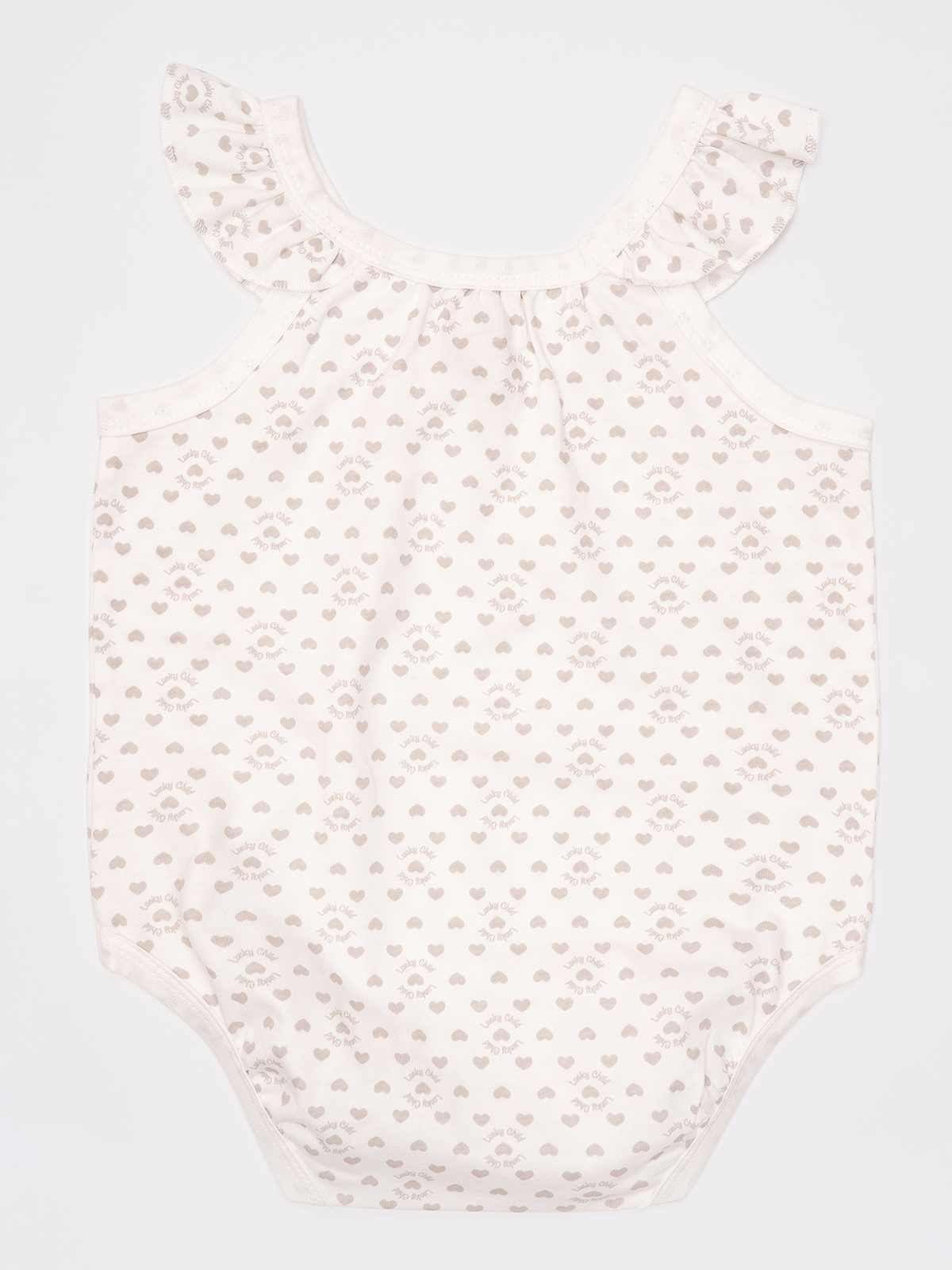 Боди 3 шт Lucky Child 146-29К/роз/св-роз/сердца/0-2 - фото 13
