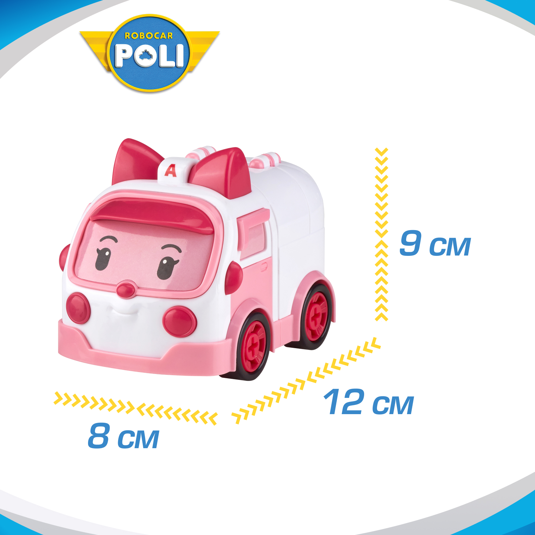 Конструктор РОБОКАР ПОЛИ Машинка "Собери сам! Эмбер" - фото 4