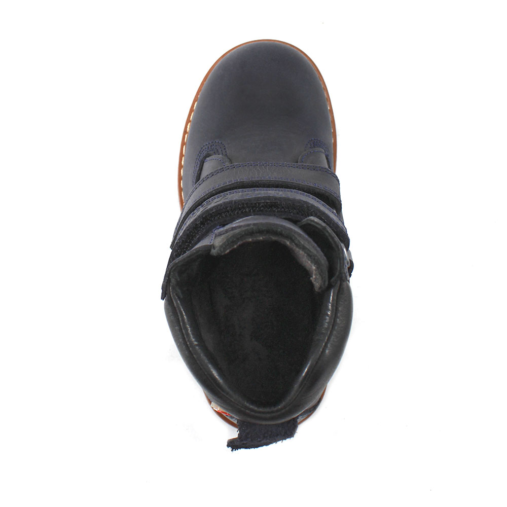 Ботинки Europen 214-80-SV EUROPEN Ботинки детские, т.синий кожа - фото 3