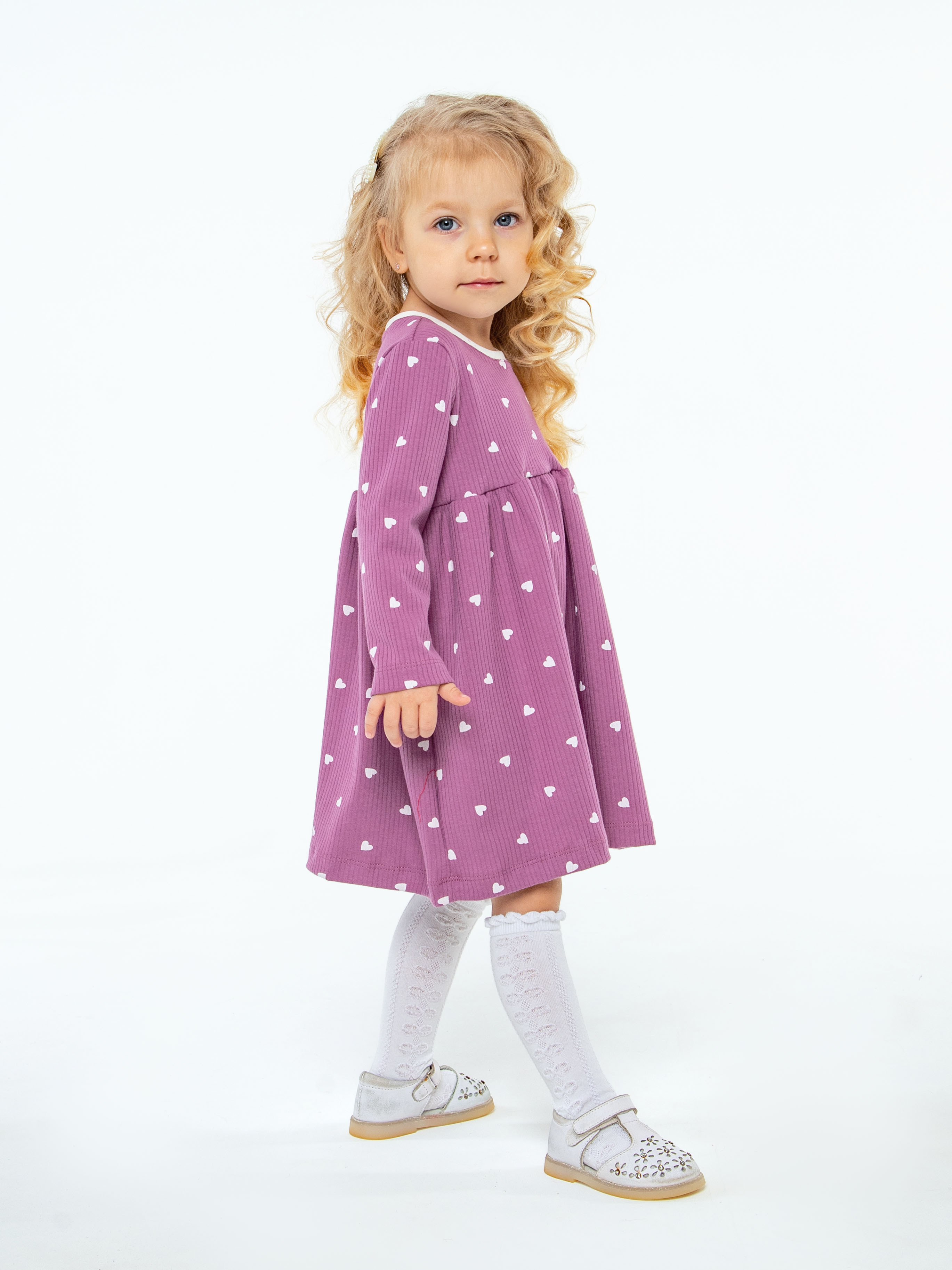 Платье LEVA платье для девочки_мелодия сердец - фото 5