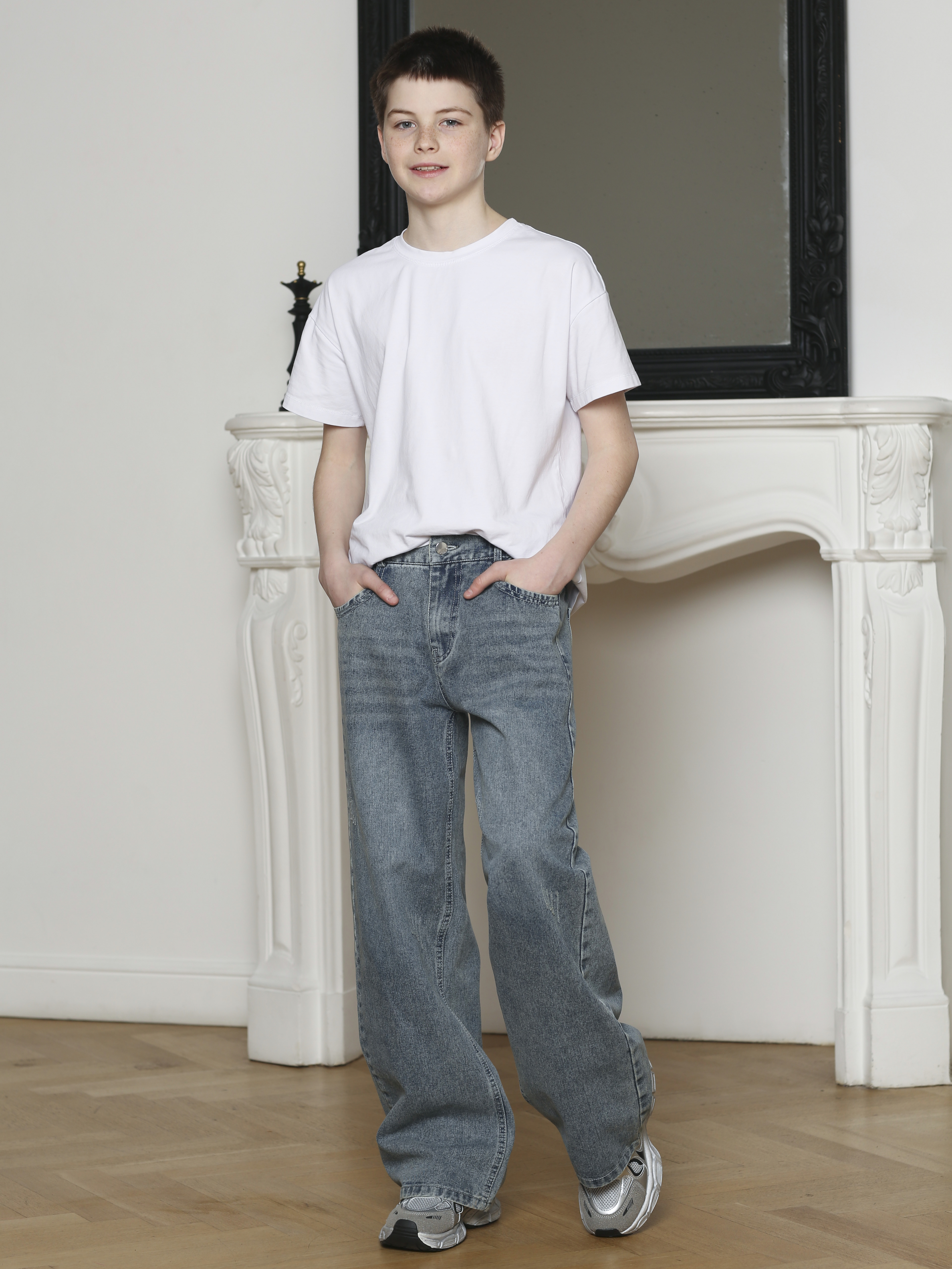 Джинсы-трубы СИНИЙ МИР R167-IL - фото 11