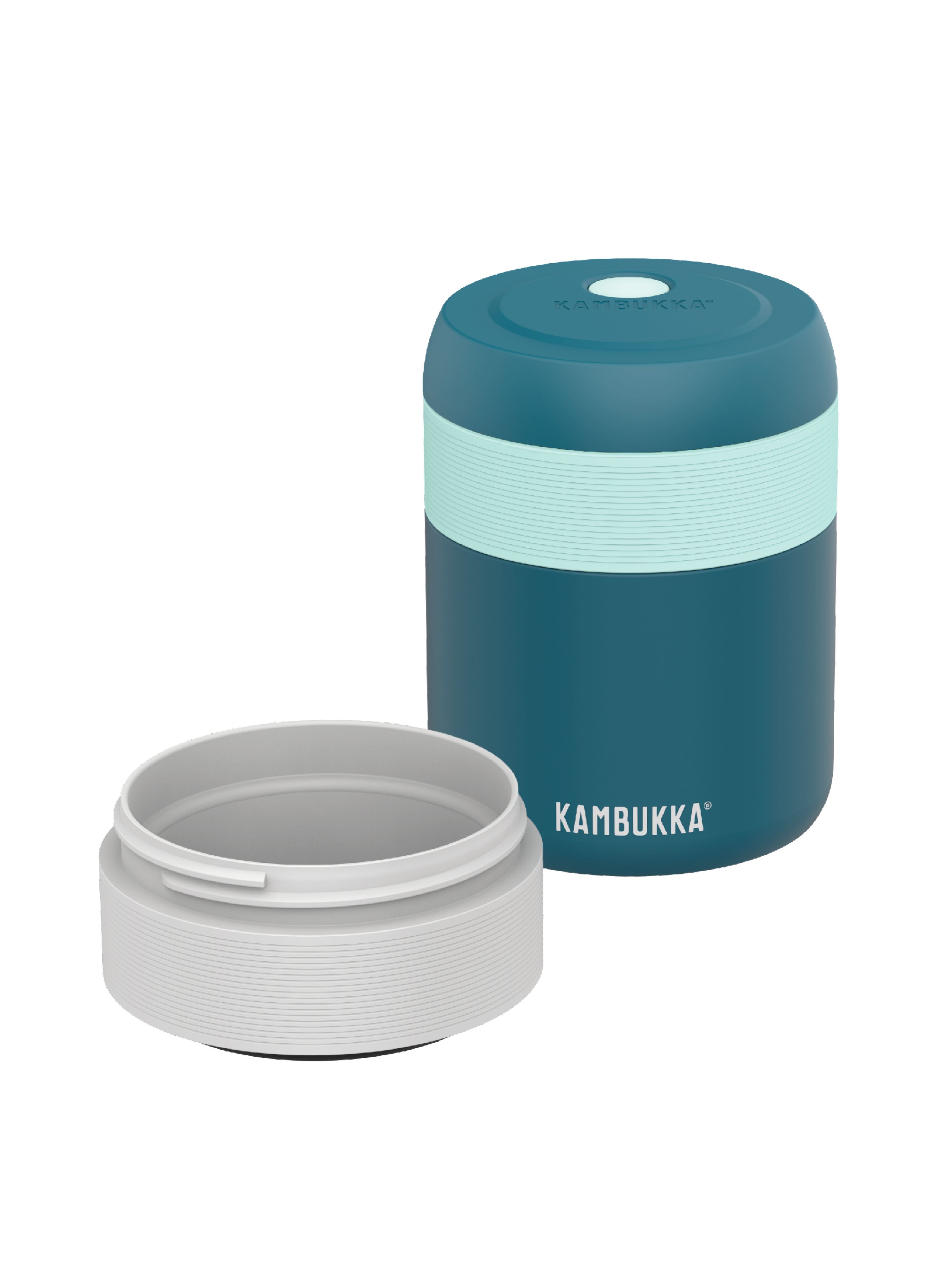 Ланч-бокс с вакуумной изоляцией Kambukka Bora 600мл темно-бирюзовый 11-06014 - фото 3