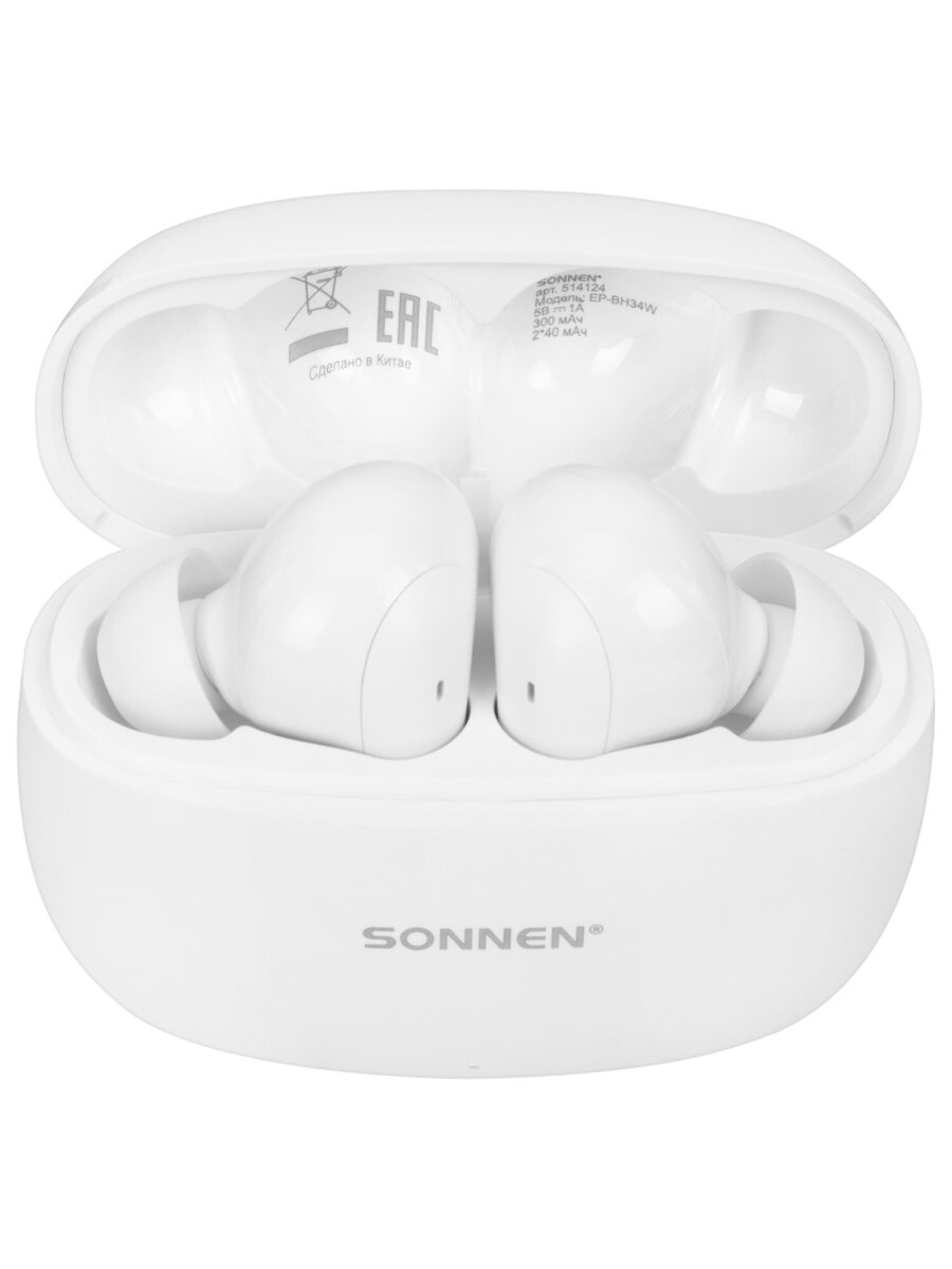 Наушники-вкладыши Sonnen с микрофоном и шумоподавлением - фото 9