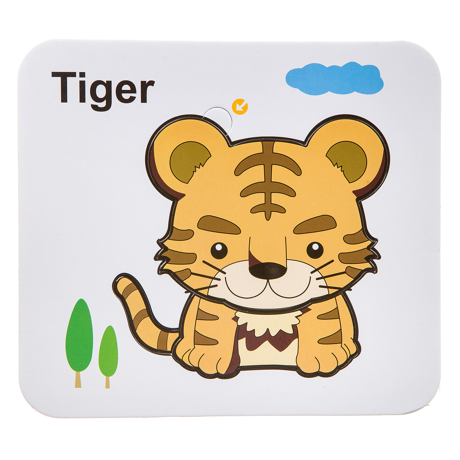 Пазл Bondibon водная раскраска 2в1 Тигр классический - фото 5