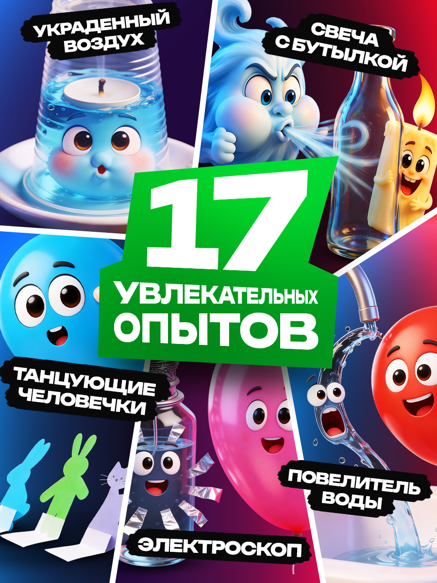 Набор для опытов Master IQ2 17в1 Опыты по физике - фото 7