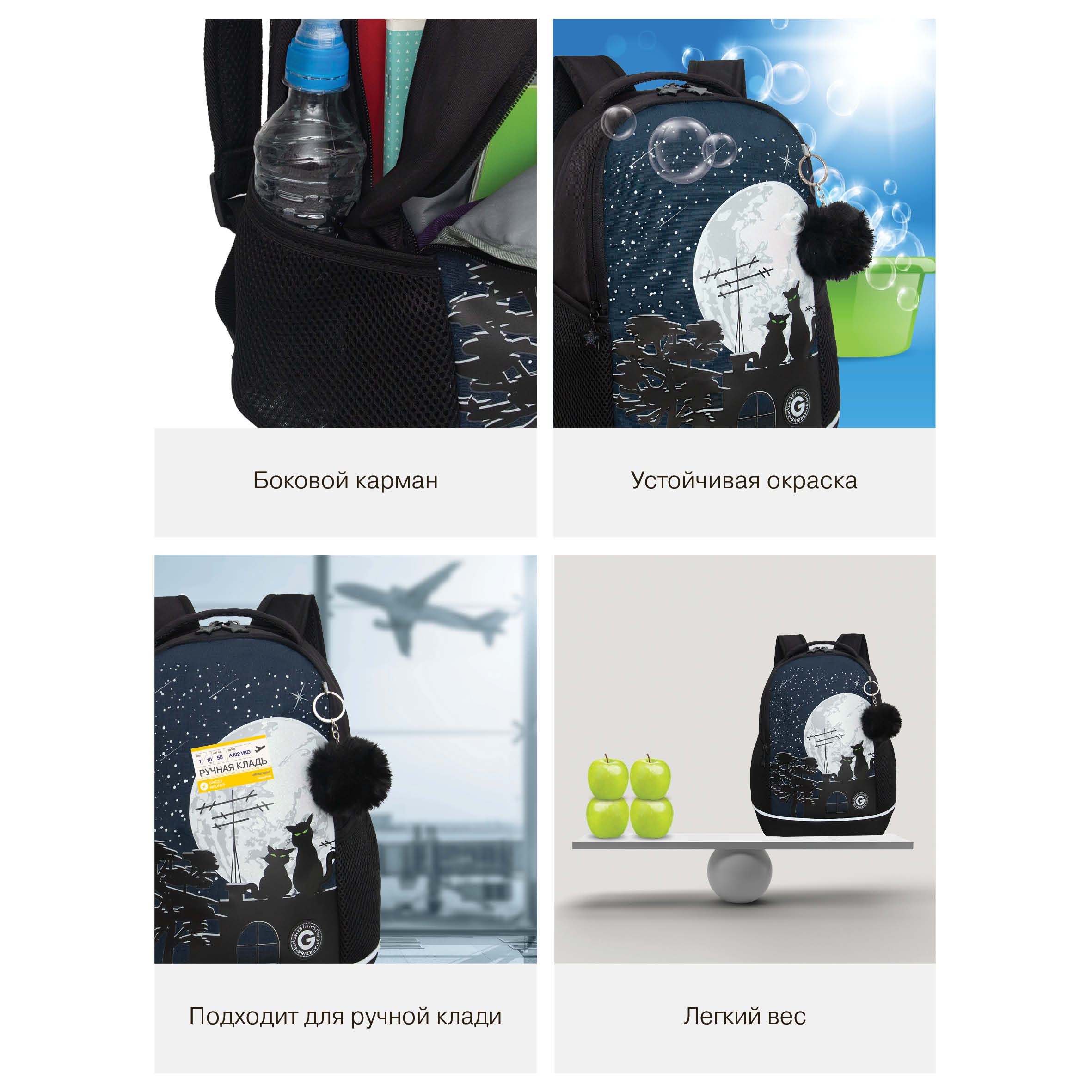 Рюкзак Grizzly для девочки - фото 11