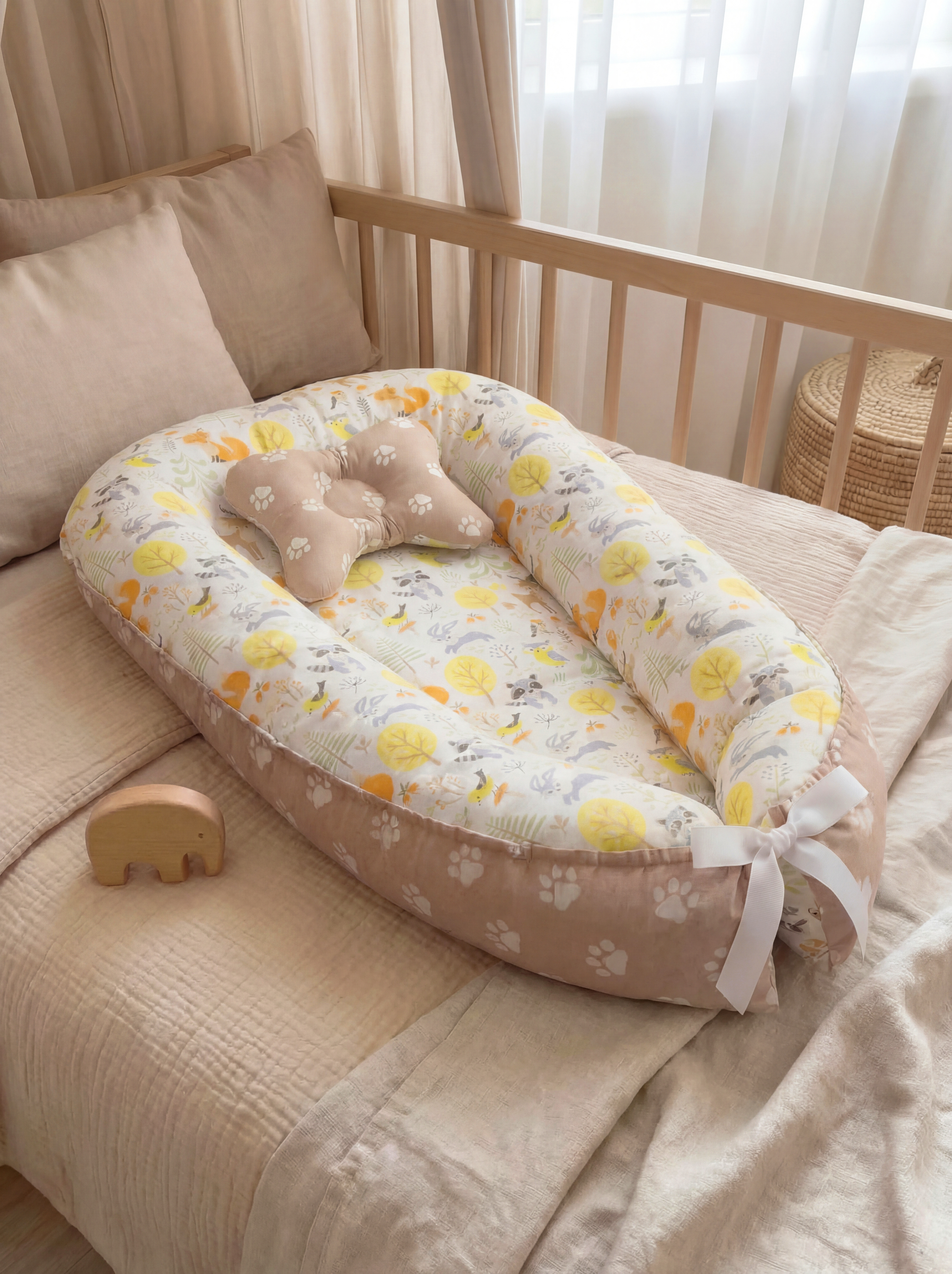 Матрас гнездышко KUZA Сказочный лес 50х90 - фото 12