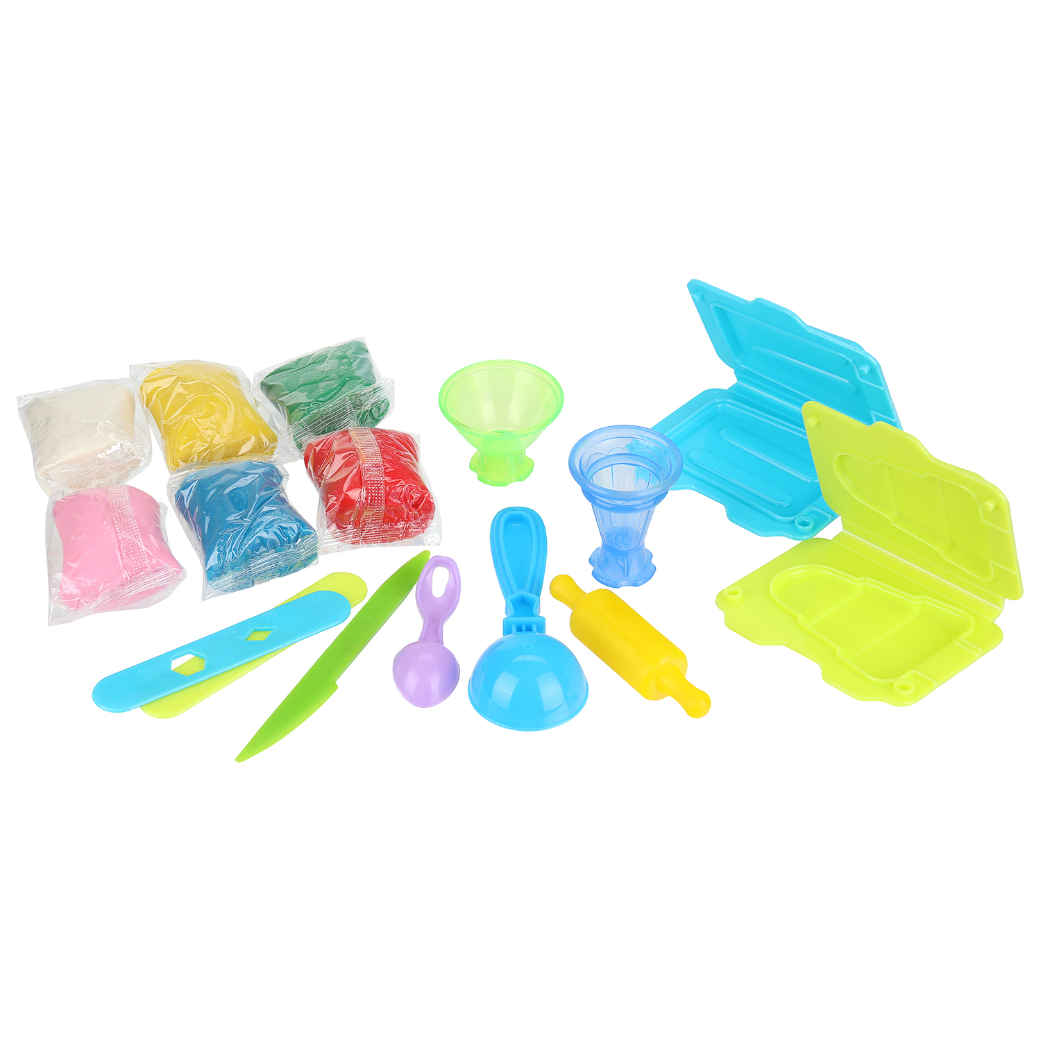 Масса для лепки Multiart Эскимо 6 цв. - фото 2