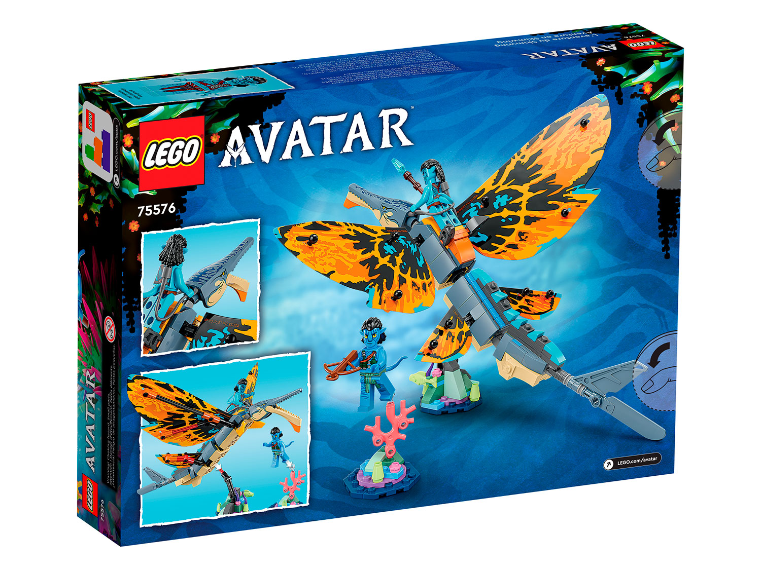 Конструктор LEGO Avatar Приключение на Скимвинге блочный - фото 4