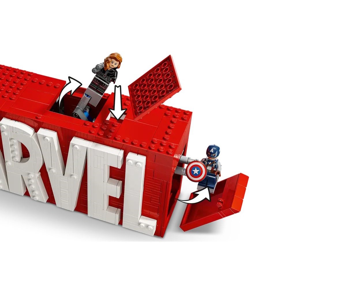 Конструктор LEGO Marvel Super Heroes Логотип и минифигурки 931 дет. - фото 4
